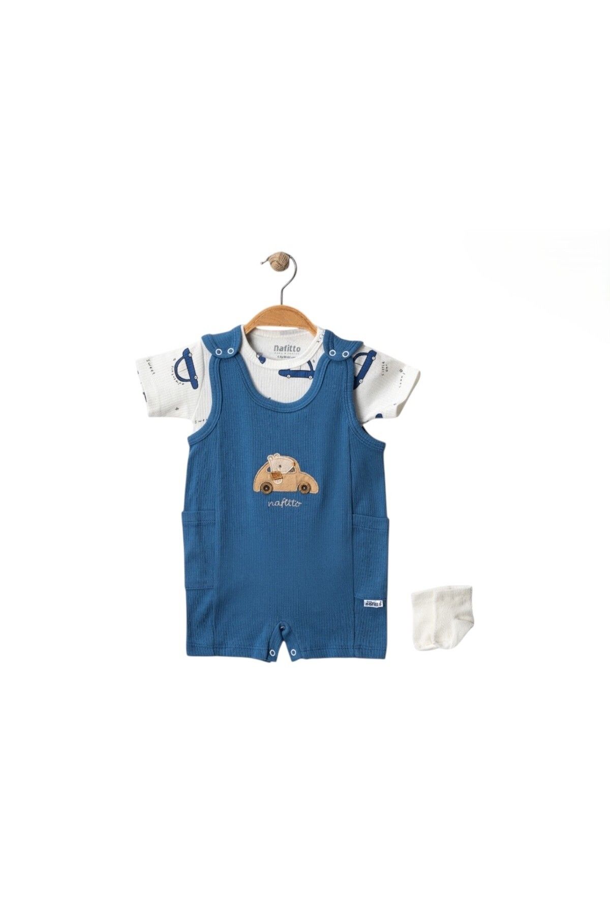 Nafitto baby&junior Erkek Bebek İndigo Takım