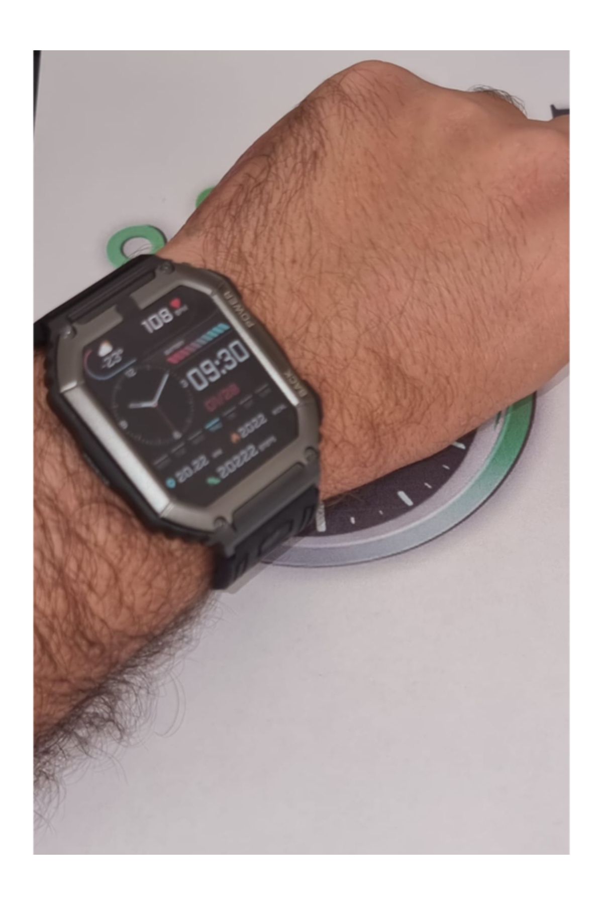 Smart SPORTS WATCH FULL TOUCH DIAL DAĞCILIK VE SPOR FAALİYETLERİNBE UYGUNM AKILLI SAAT