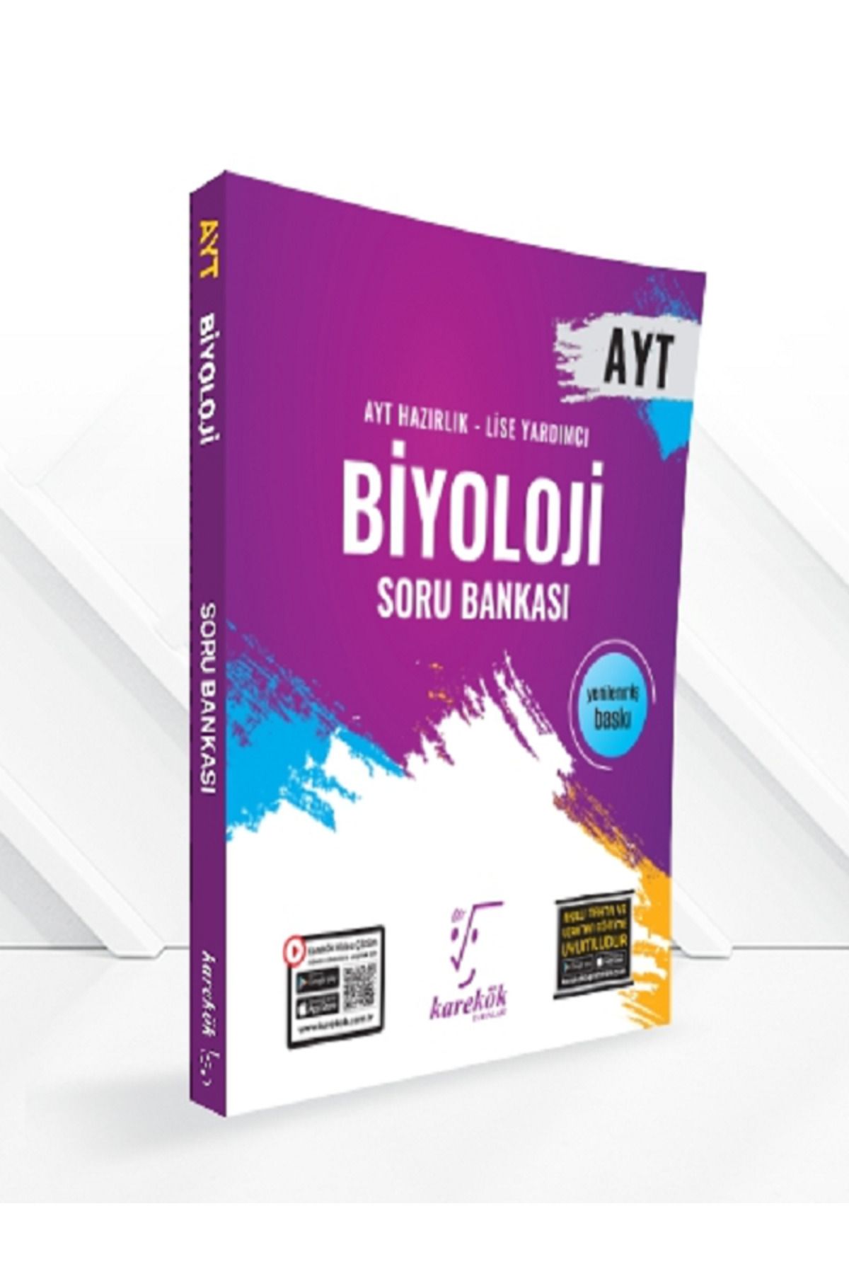Evrensel İletişim Yayınları AYT Karakök BİYOLOJİ Soru Bankası / AYT Hazırlık Lise Yardımcı / Video Çözümlü