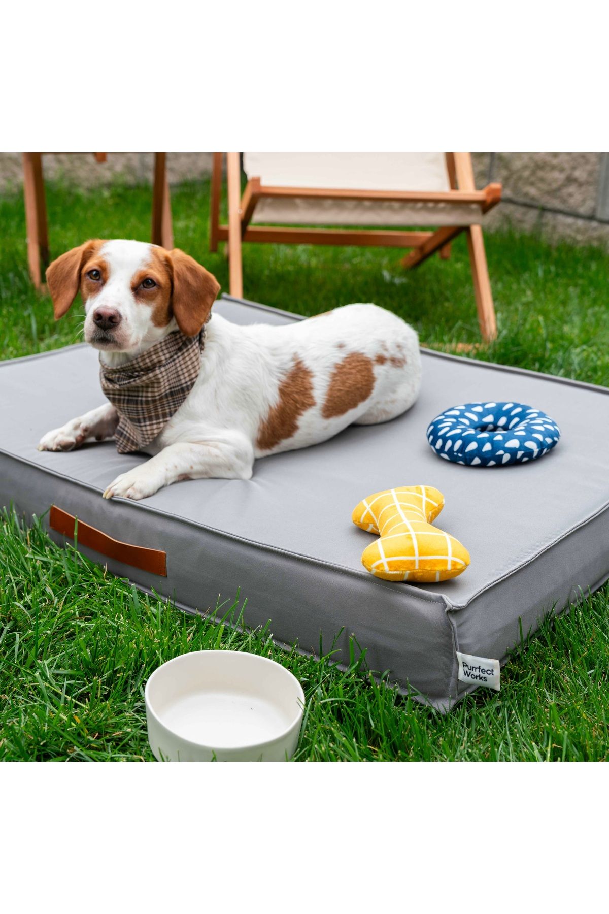 Purrfect Works FlexBed İç/Dış Mekan Kedi & Köpek Yatağı
