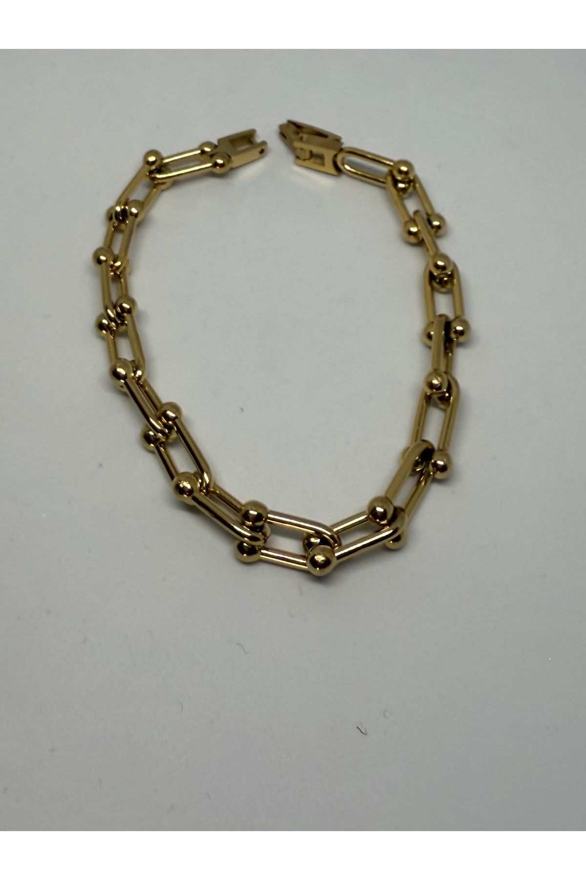 Gulsah's Store Çelik gold ataç bileklik