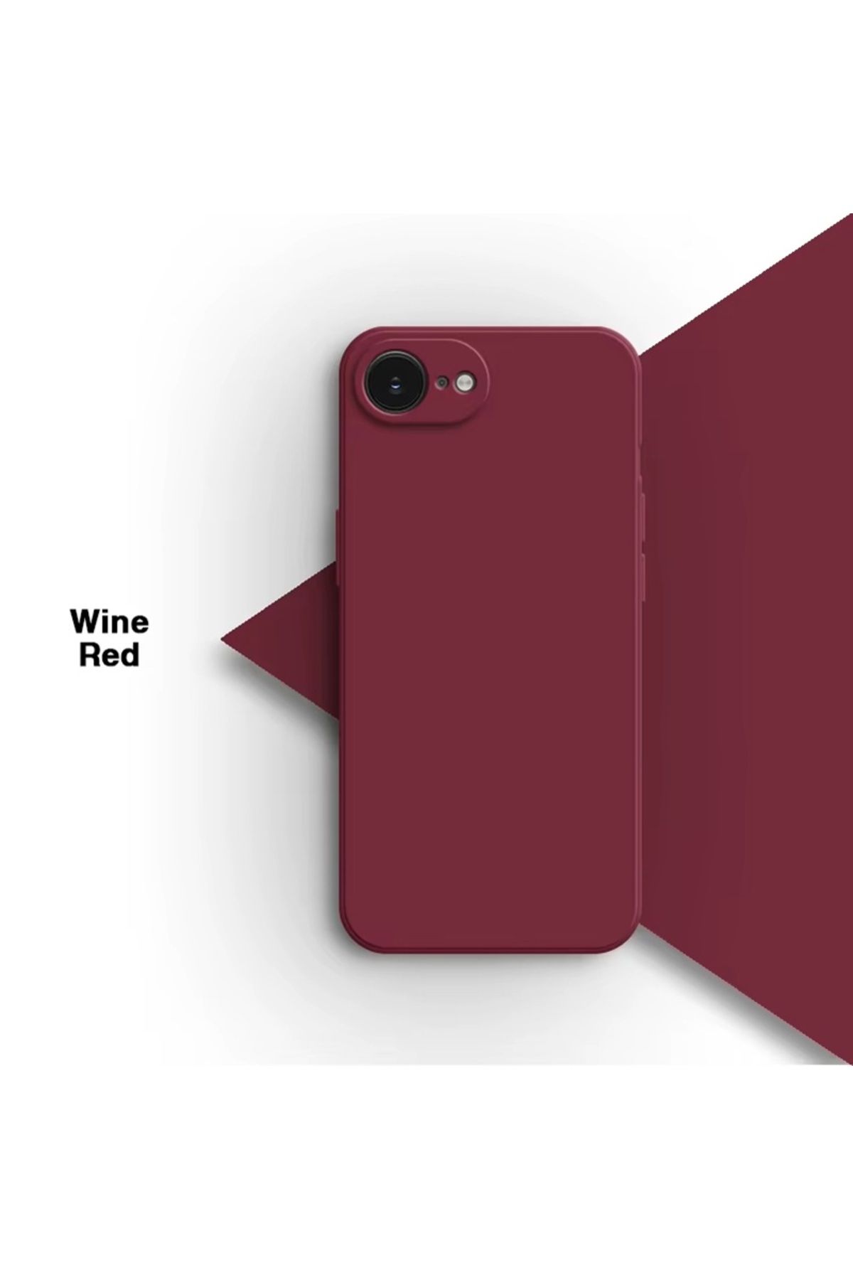 GRABONO Apple iPhone 16E Kılıf Kamera Korumalıdır Kadifemsi İç Kaplama Mat Premium Seri