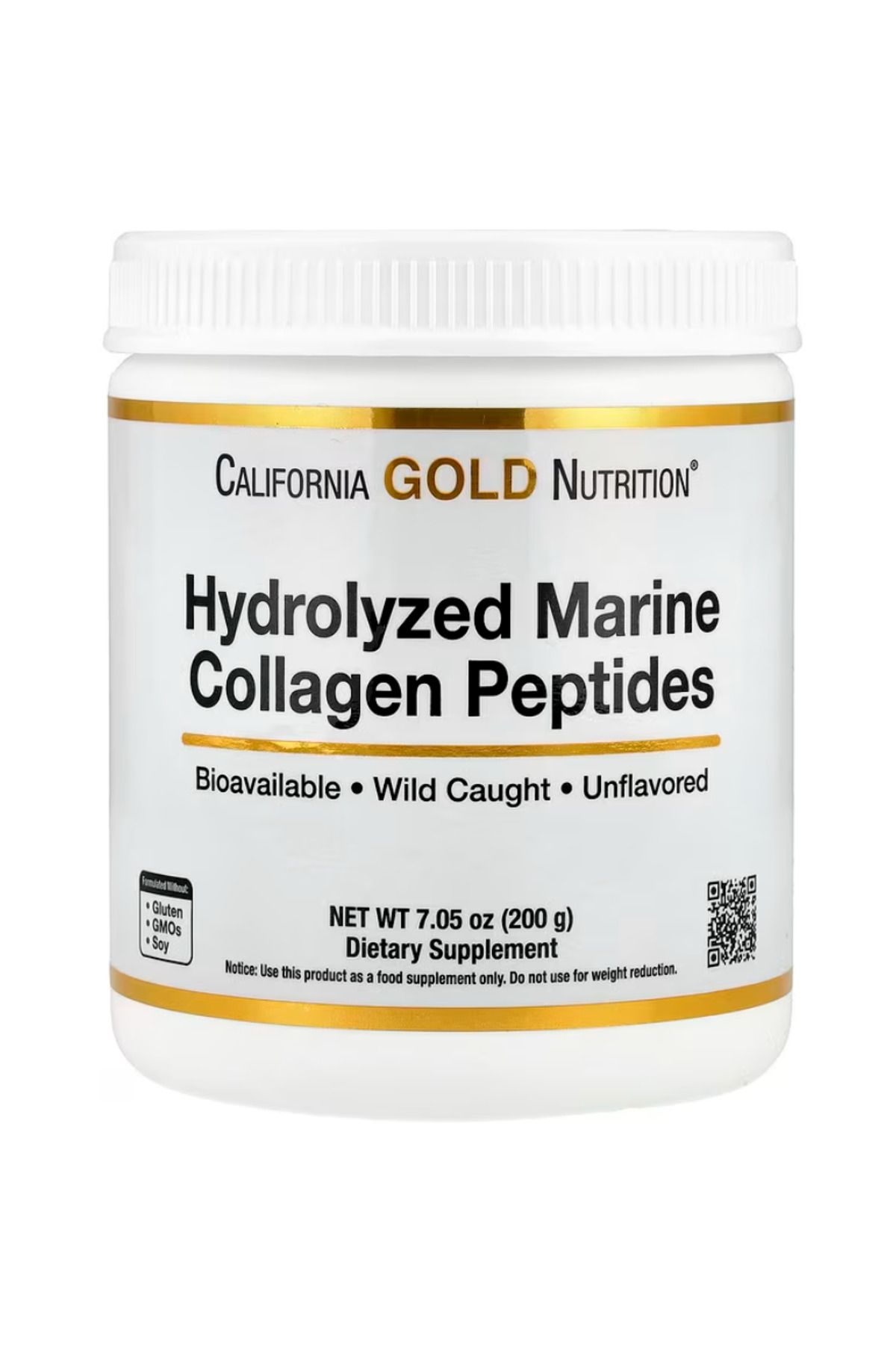 California Gold Nutrition , Hydrolyzed Marine Collagen Peptides, Unflavored, 7.05 oz (200 g)