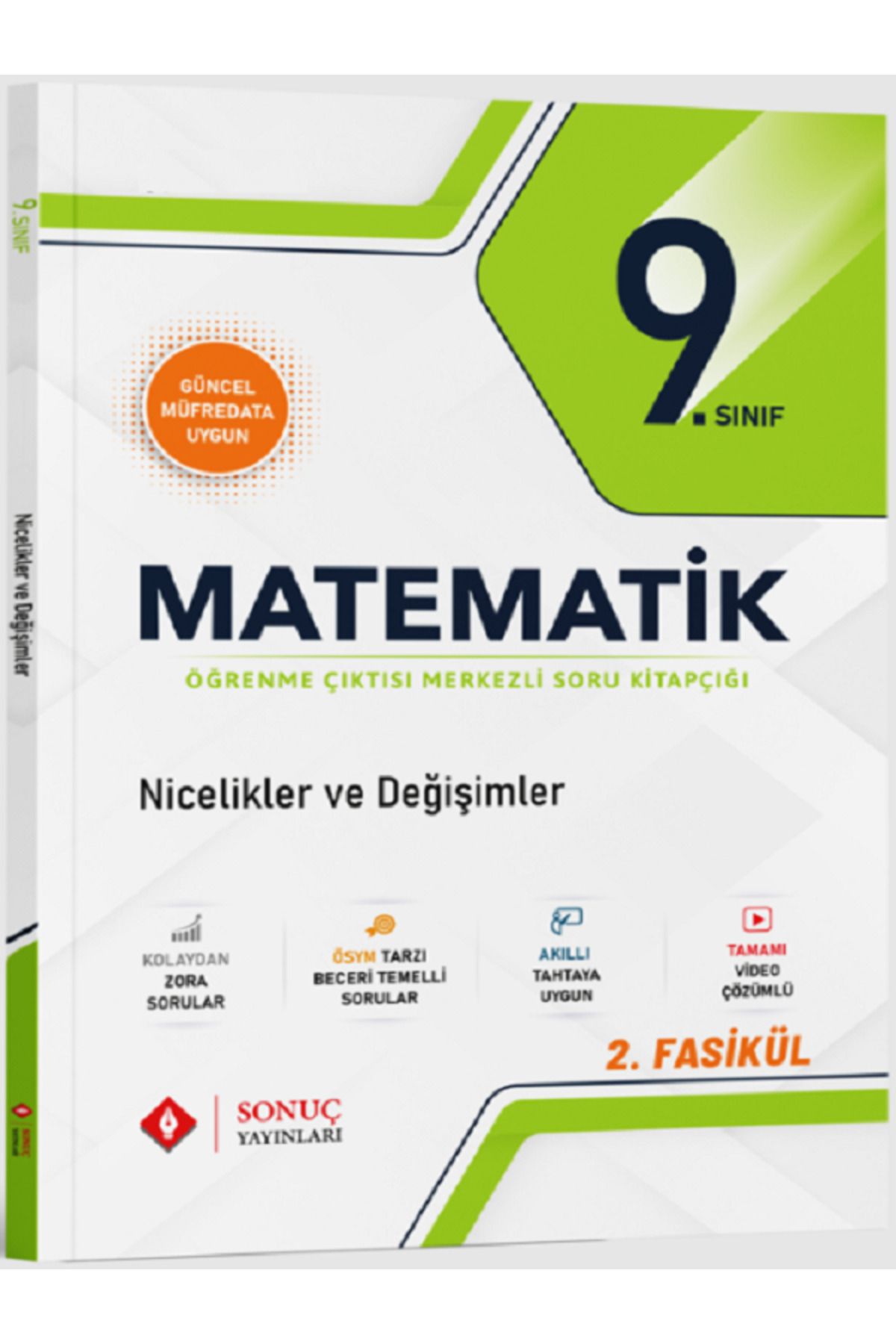 Evrensel İletişim Yayınları 9.Sınıf Sonuç Matematik Nicelikler ve Değişimler / 2. Fasikül / Kolaydan Zora / Tamamı Video Çözümlü