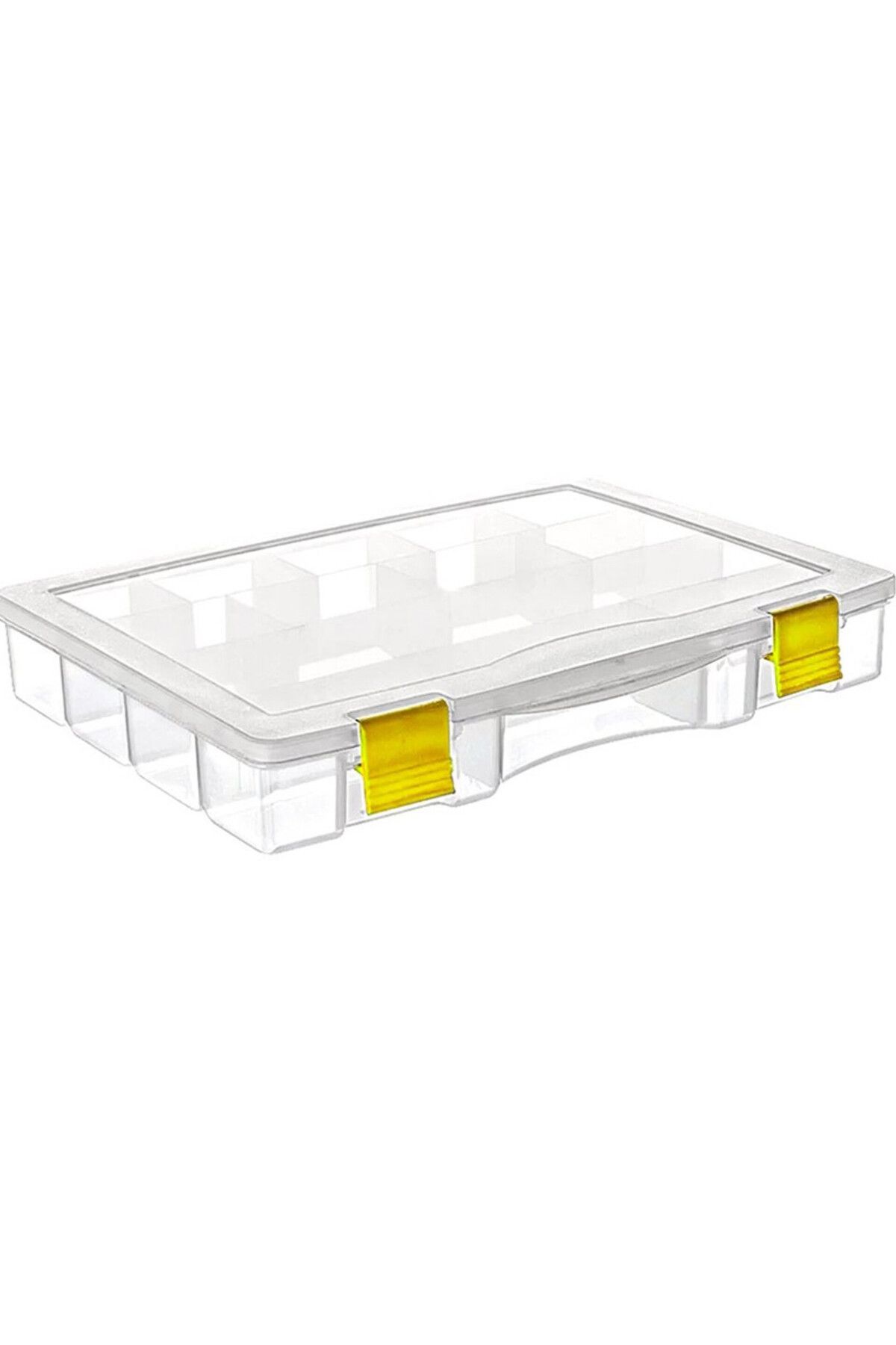 abnturk 13 Gözlü Şeffaf Organizer Kutu 27x20