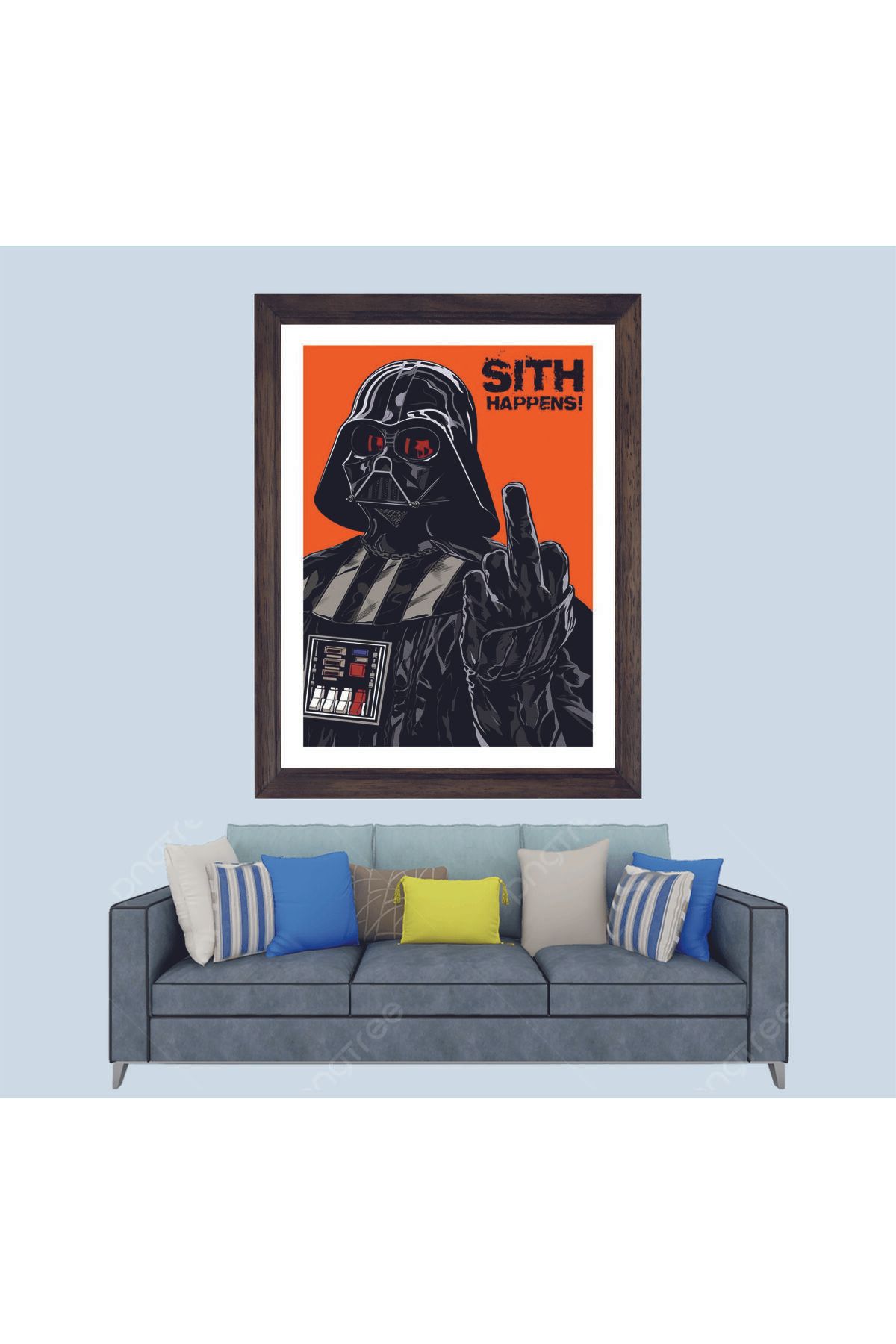 Lioncraft Star Wars Darth Vader Çerçeveli Duvar Tablosu 30x45 cm