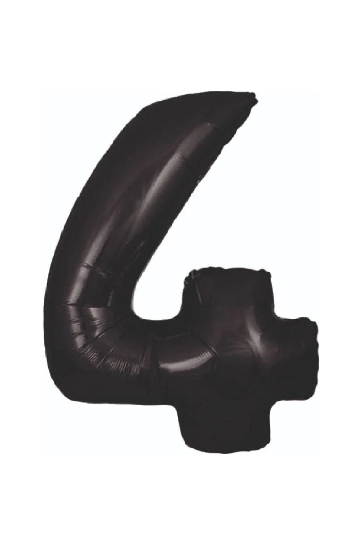 PARTİMİO PARTİ MALZEMELERİ Rakam Folyo Balon Siyah Renk 34'' (76cm)