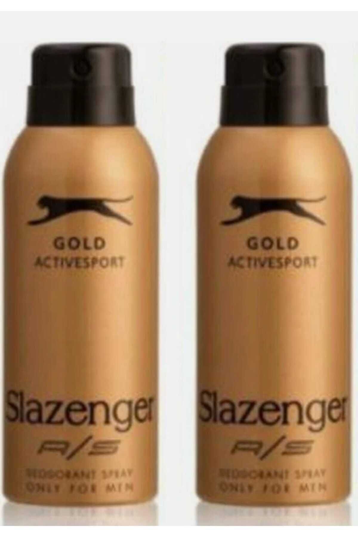 Slazenger Active Sport Gold Deo 150 ml - Erkek Deodorantı X 2 ADET