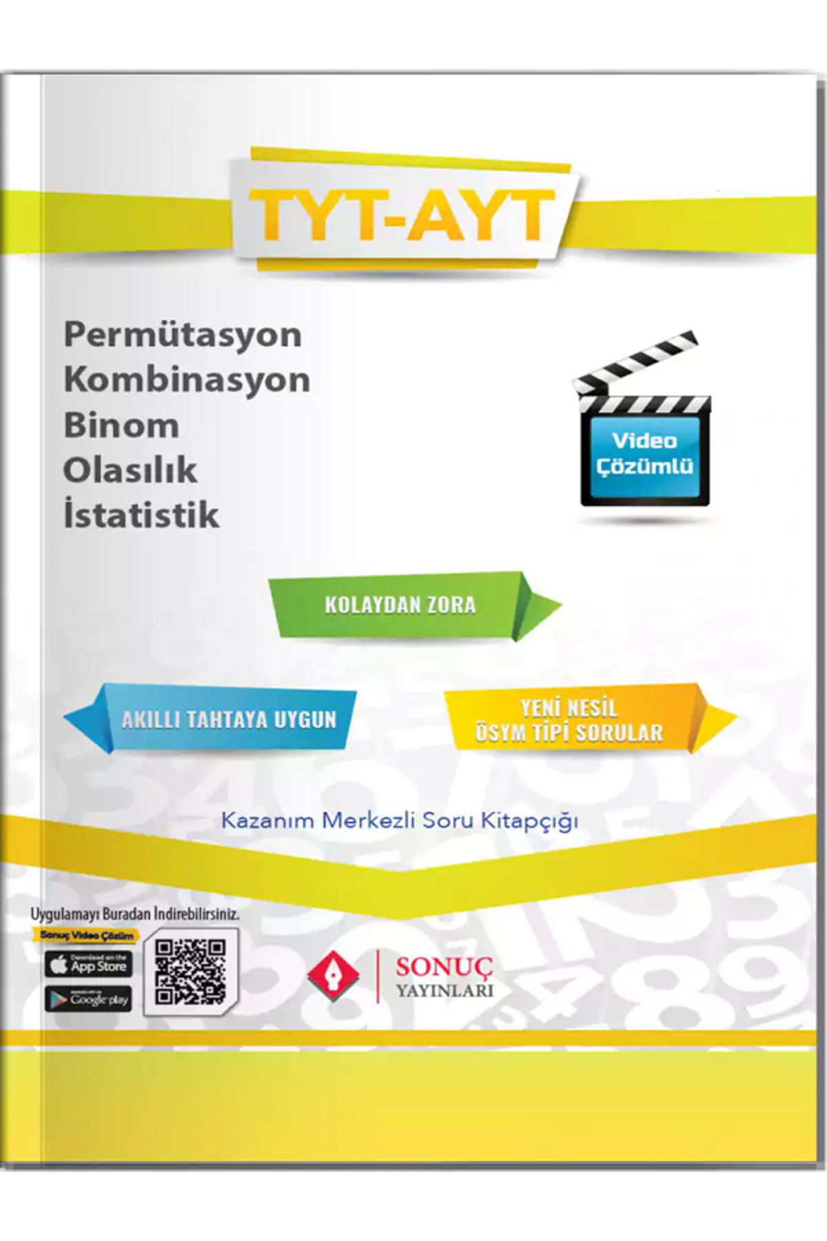 Evrensel İletişim Yayınları Sonuç Yayınları TYT - AYT Permütasyon Kombinasyon Binom Olasılık İstatislik / Video Çözümlü