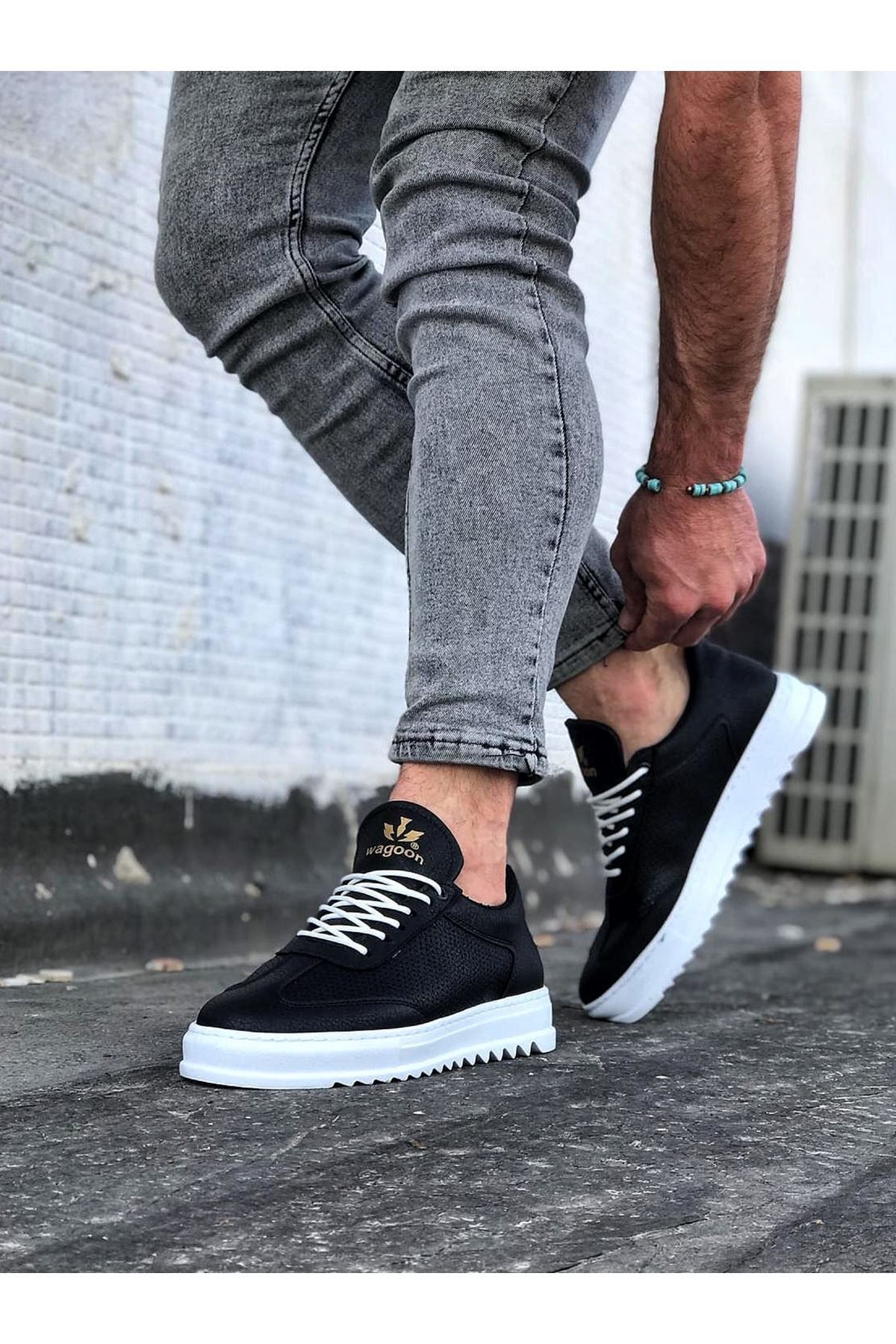 GETFAY WG022 Siyah Erkek Casual Ayakkabı