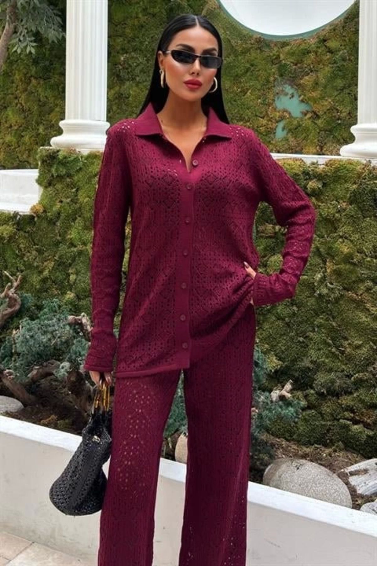 ZORM Odette Ajurlu Triko Pantolon Takım 9934