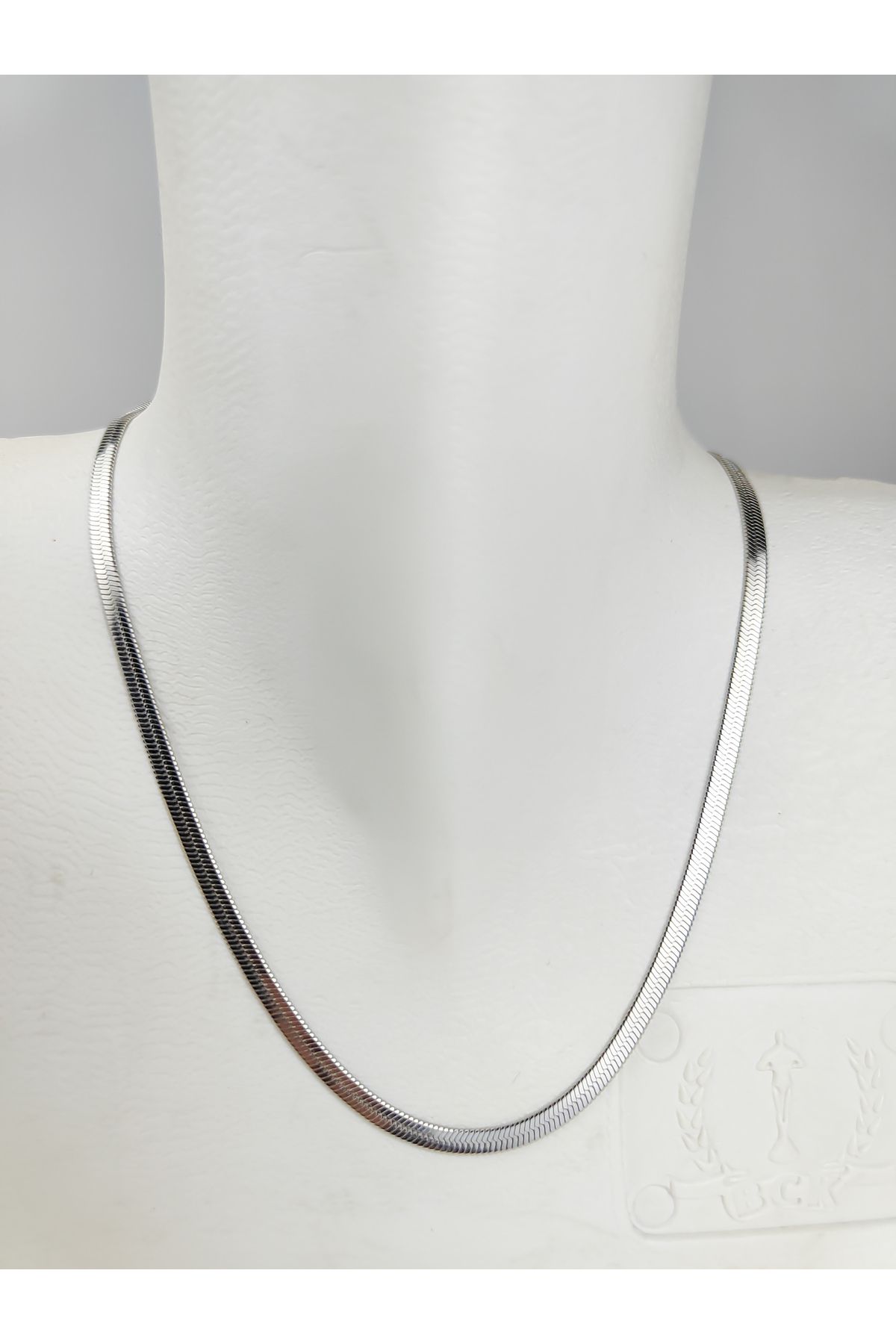 venDée Kadın İtalyan Zincir 45 cm Silver Renk Paslanmaz Çelik Kolye