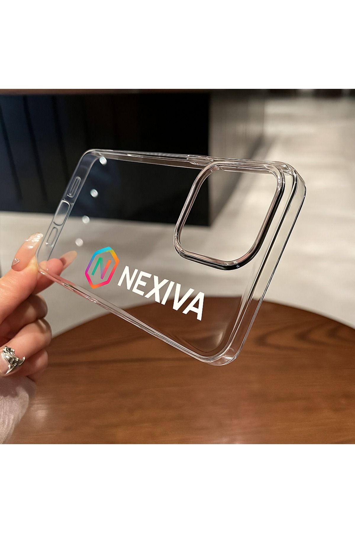 nexiva 14 Pro Max Şeffaf Sert Mika Kılıf