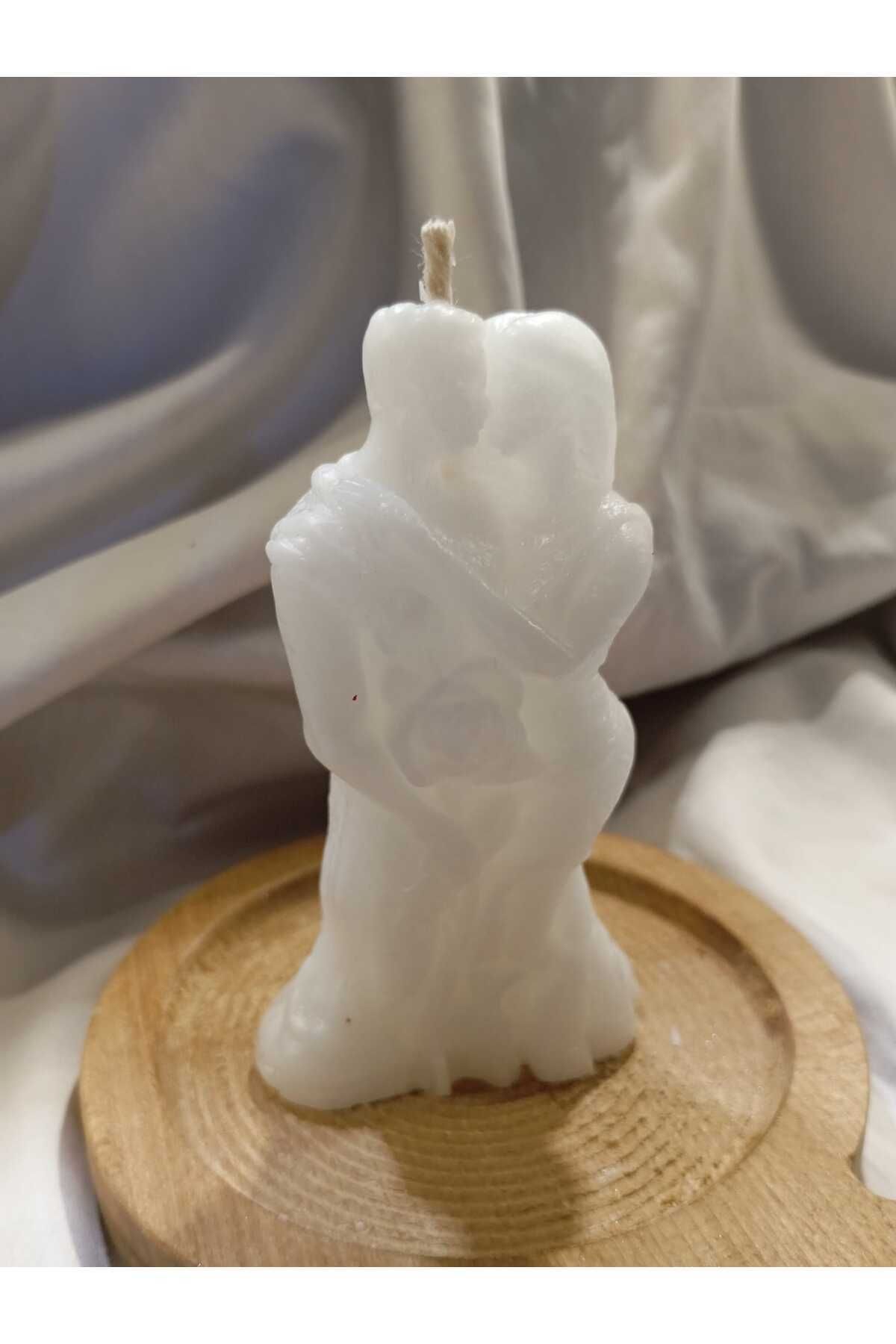 Saatistan Sevgililer Günü’ne Özel Beyaz Scented Mum, Romantik Atmosfer İçin Mükemmel Seçim