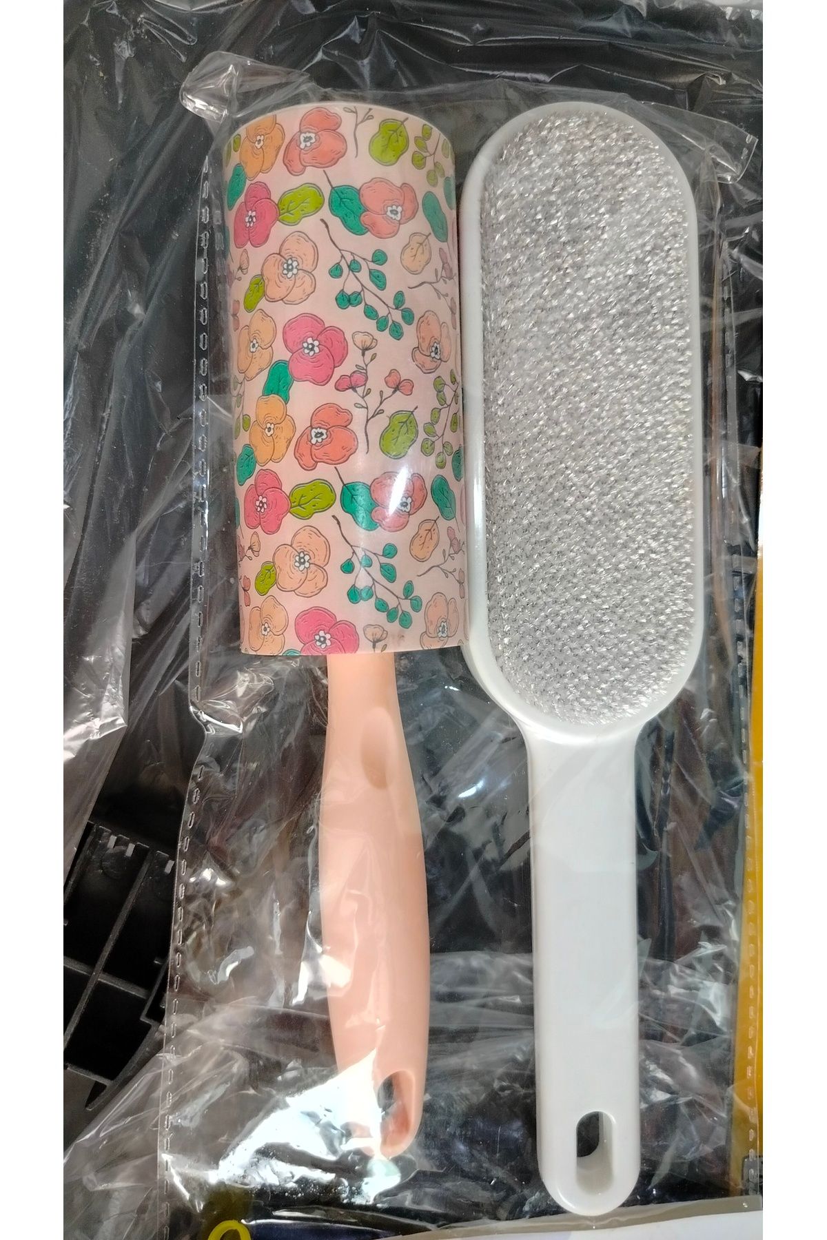 abnturk Tiftik Saç Tüy Temizleyici 25 cm Fırça ve 21 cm Silindir