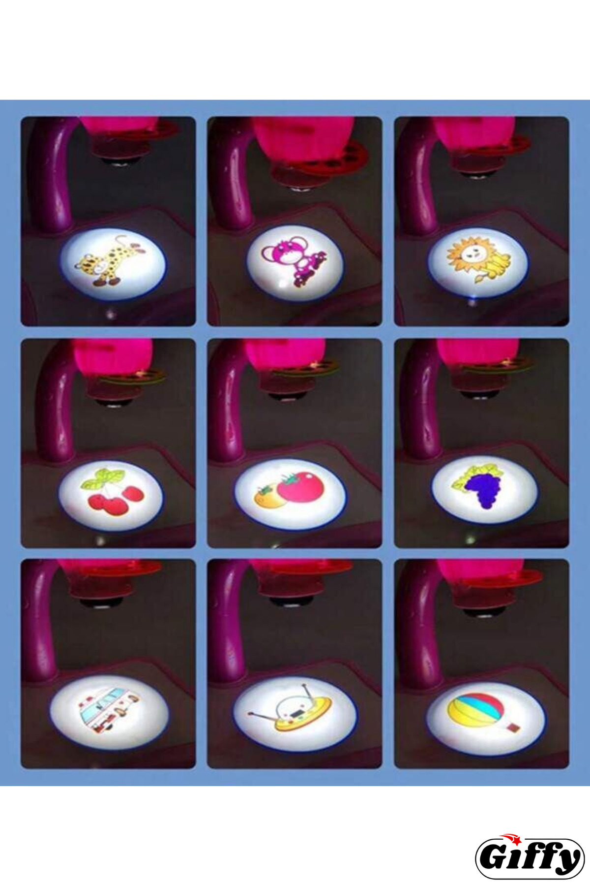 giffy Projektörlü İnteraktif Çizim Masası, Sesli Eğitici Çizim Kitabı Kalemleri ve Resim Diskleri HEDİYE fotoğrafı 5 (önizleme)