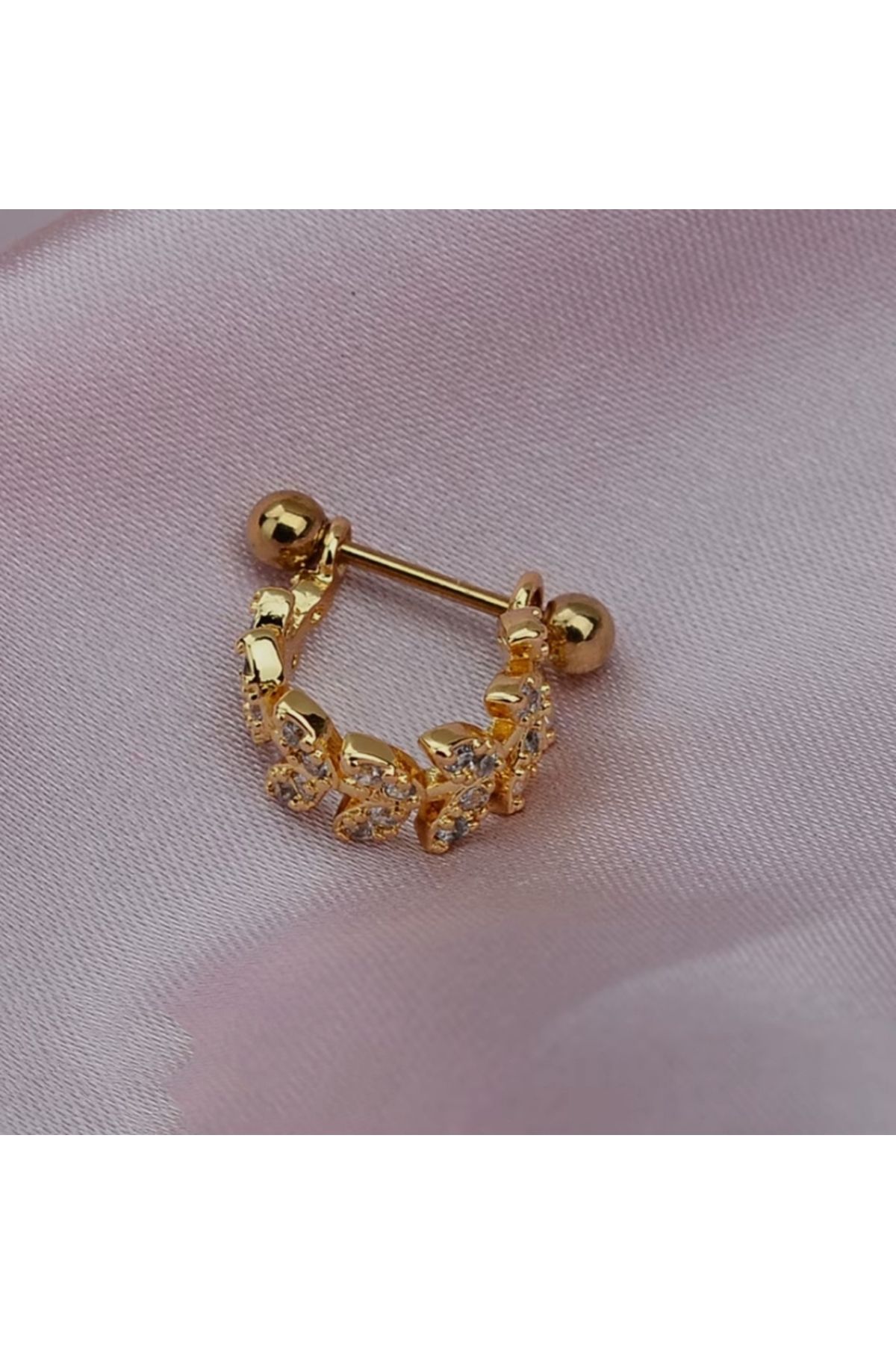 MutluBiDünya Cerrahi Çelik Helen Kıkırdak Conch Kulak Piercing
