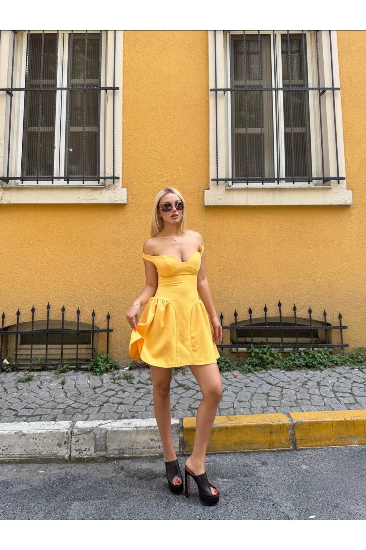 Ekim Store Kalın Sandy Askılı Elbise