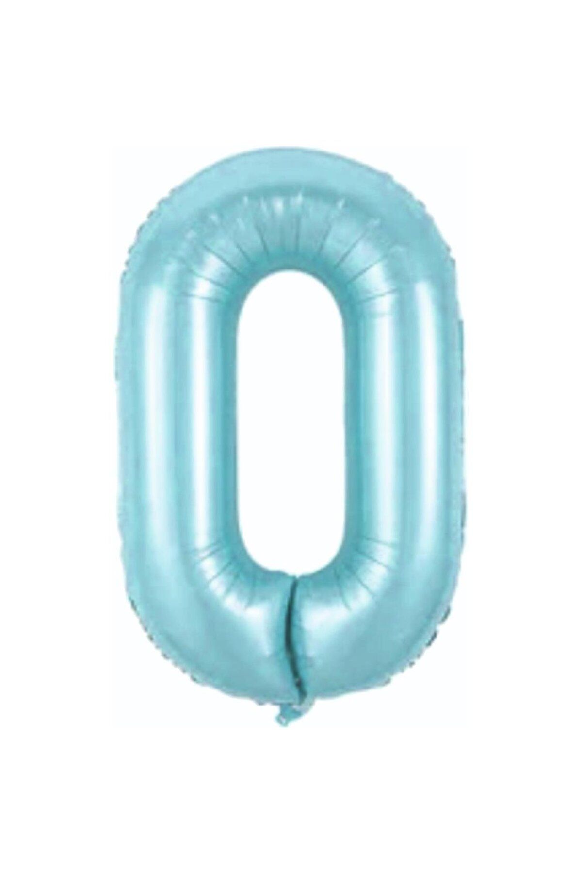 PARTİMİO PARTİ MALZEMELERİ Rakam Folyo Balon Mavi Renk 34'' (76cm)