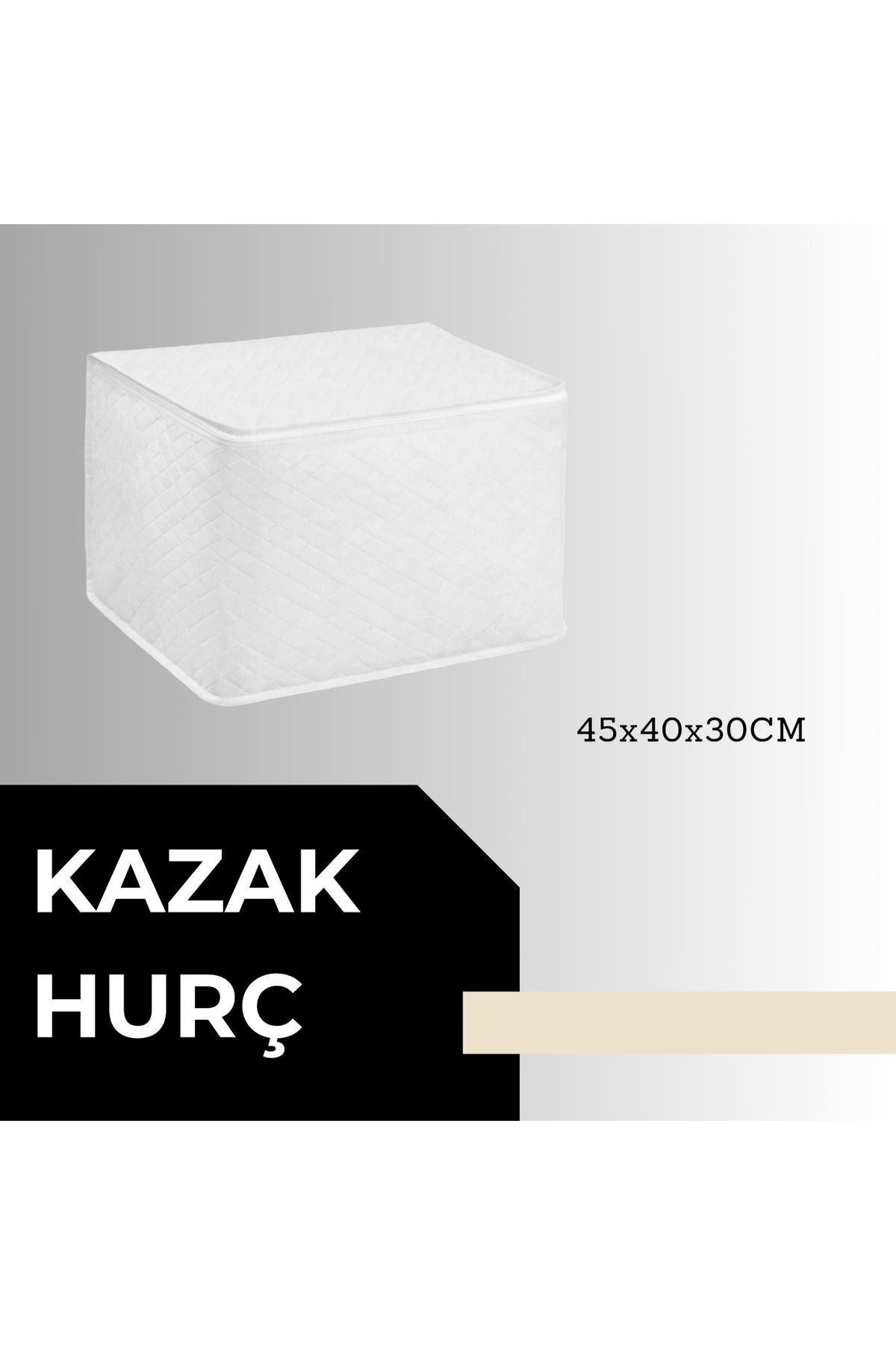 teknotrust Şık ve kullanışlı beyaz kazak hurcu, 45x40x30, ev dekoru için ideal seçim.