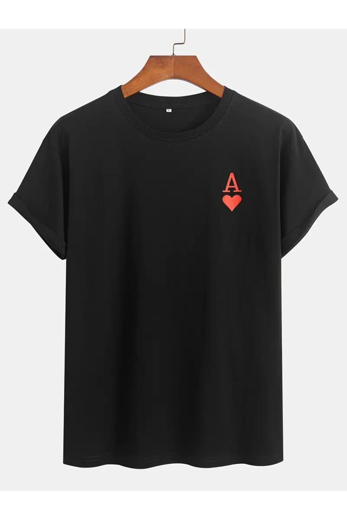 Hunors Sportswear & Company Unisex Kadın/Erkek Oversize Baskılı Pamuklu Bisiklet Yaka Kısa Kollu T-shirt