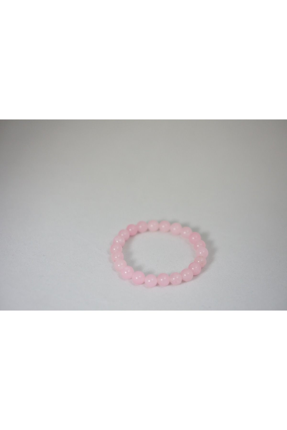 Efulim Hediyelik Pembe Kuvars Doğal Taş Bileklik, Aşk Taşı, El Yapımı, Kadınlara Özel, Esnek Unisex Tasarım