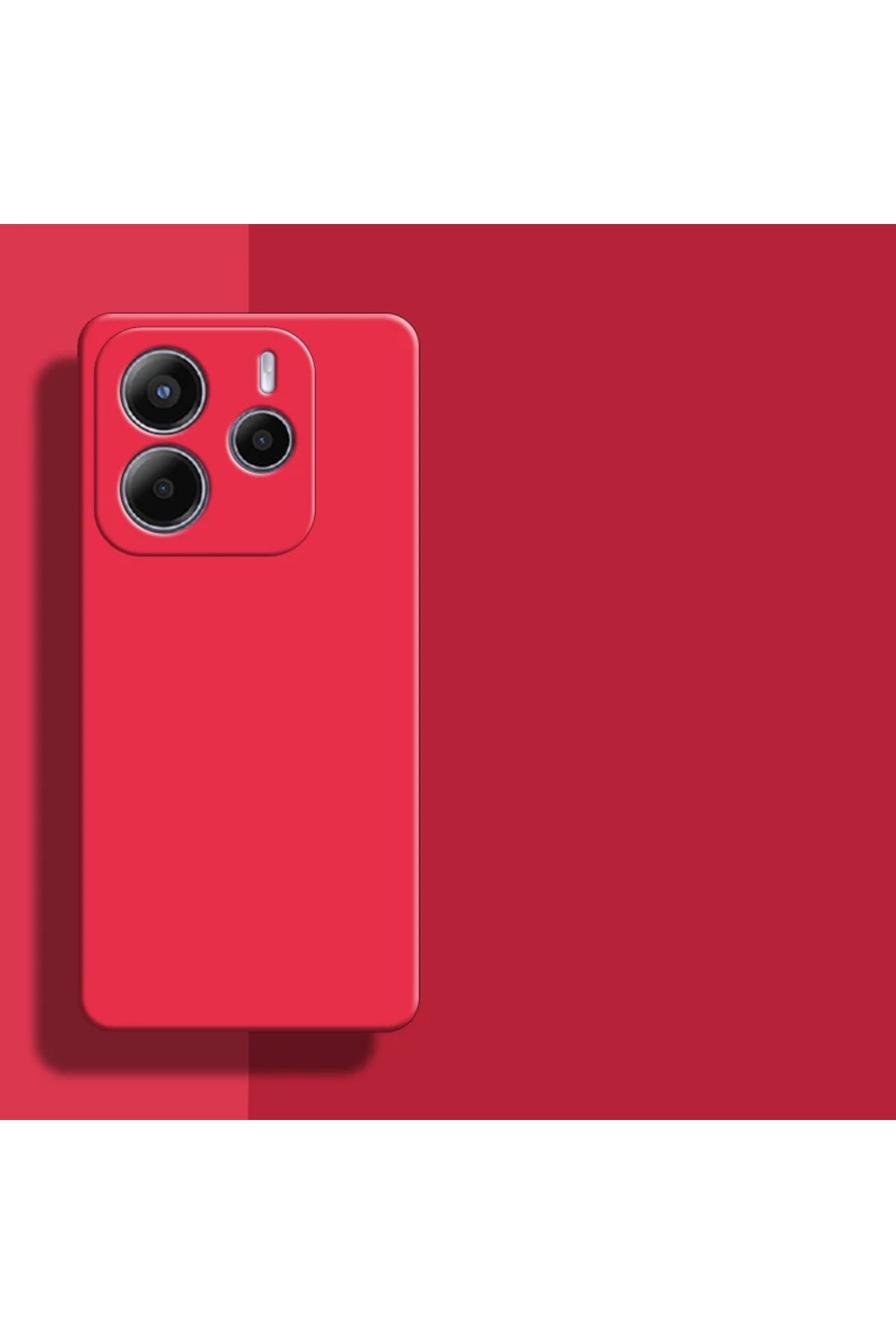 GRABONO Xiaomi Redmi Note 14 4G Kılıf Kamera Korumalıdır Kadife İç Kaplama Mat Premium Seri