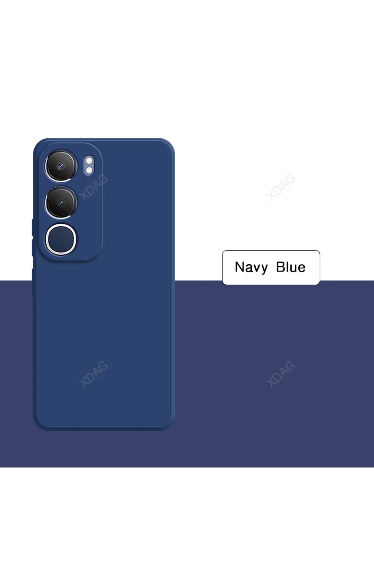 GRABONO Vivo Y19S Kılıf Kamera Korumalıdır Kadife İç Kaplama Mat Premium Seri