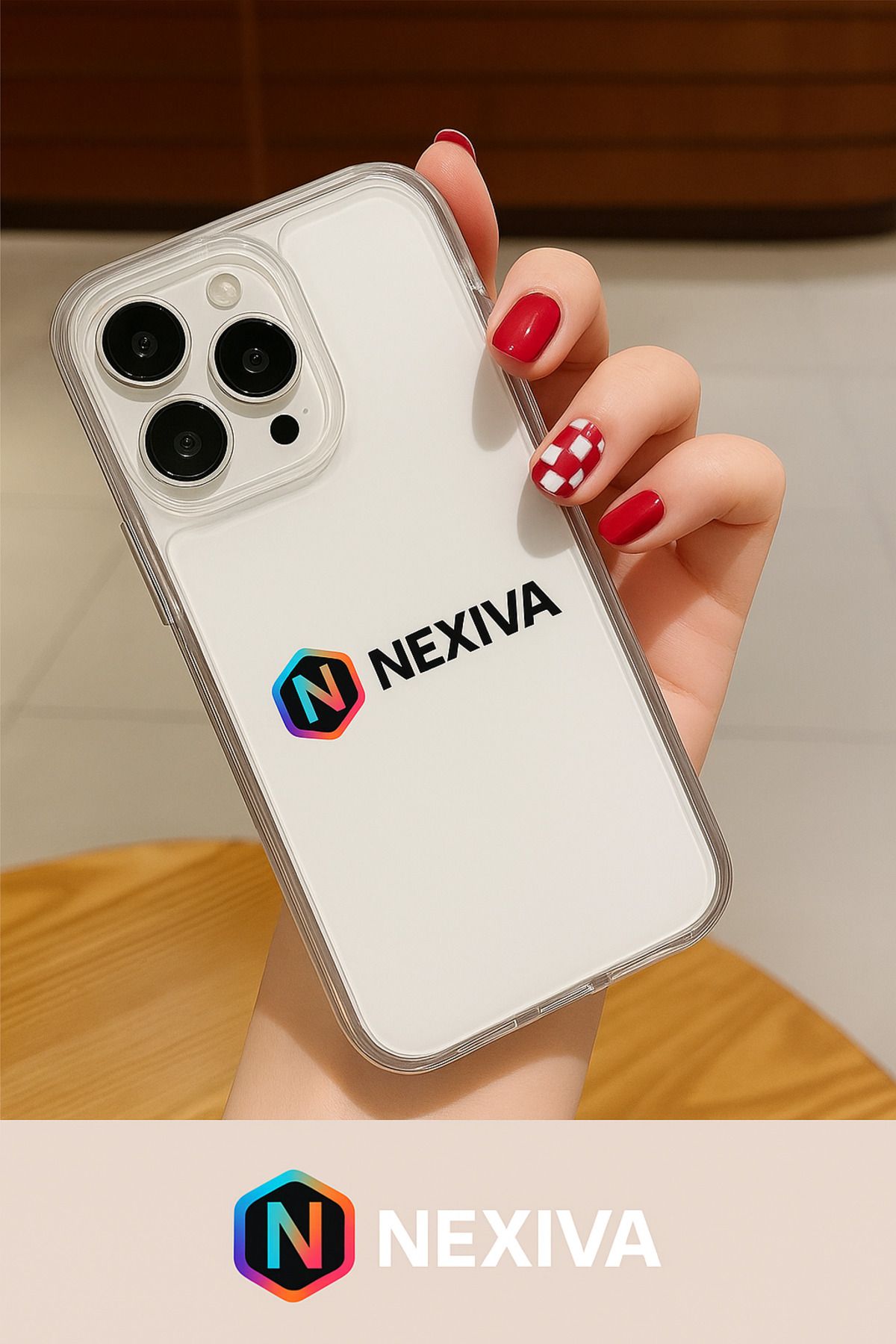 nexiva 15 Pro Şeffaf Sert Mika Kılıf