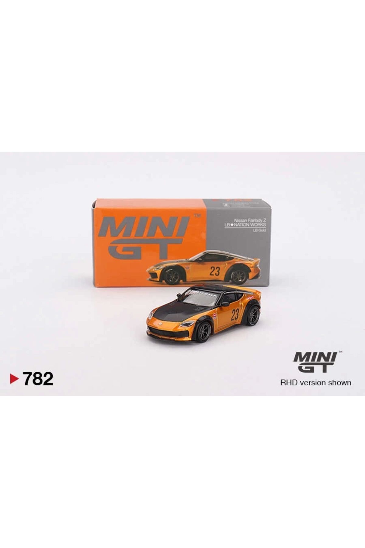 mini gt 1/64 Nissan Z Lb Natıon Works Lb Gold