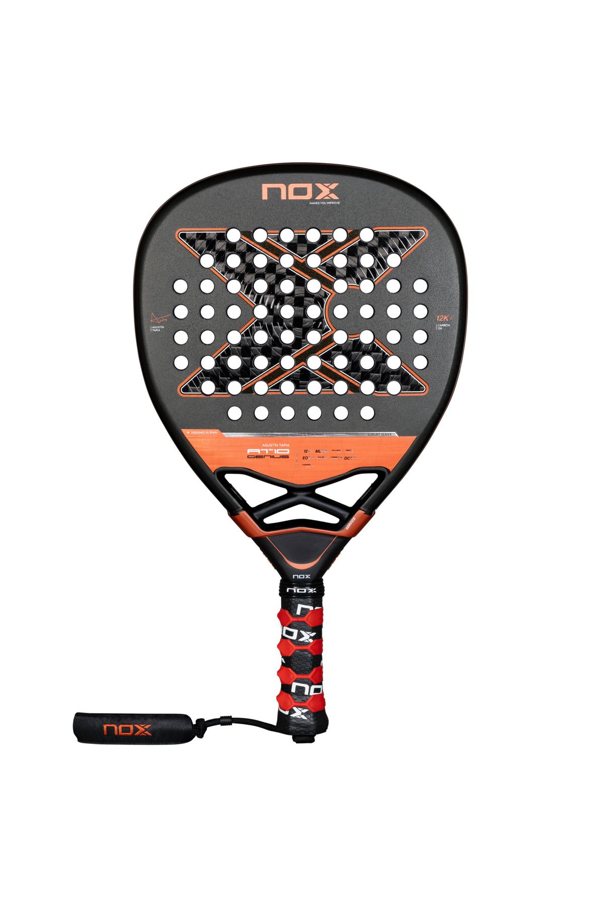 NOX Padel Raketi – AT10 Genius Attack 12K Agustín Tapia İmzasıyla Saldırı Gücünde Yeni Seviye