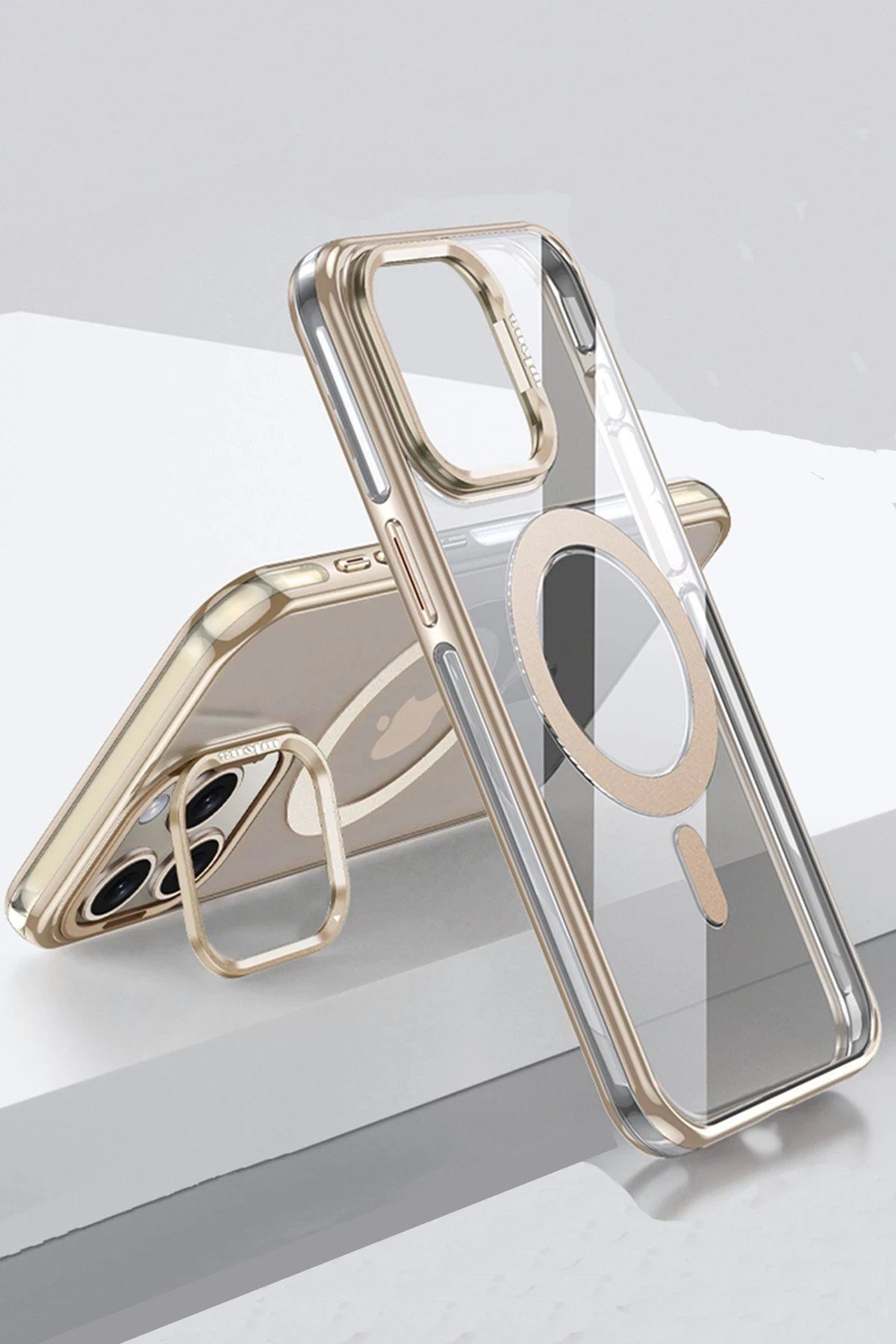 Joko iPhone 15 Pro Drop Magsafe Kapak - Titan Gri