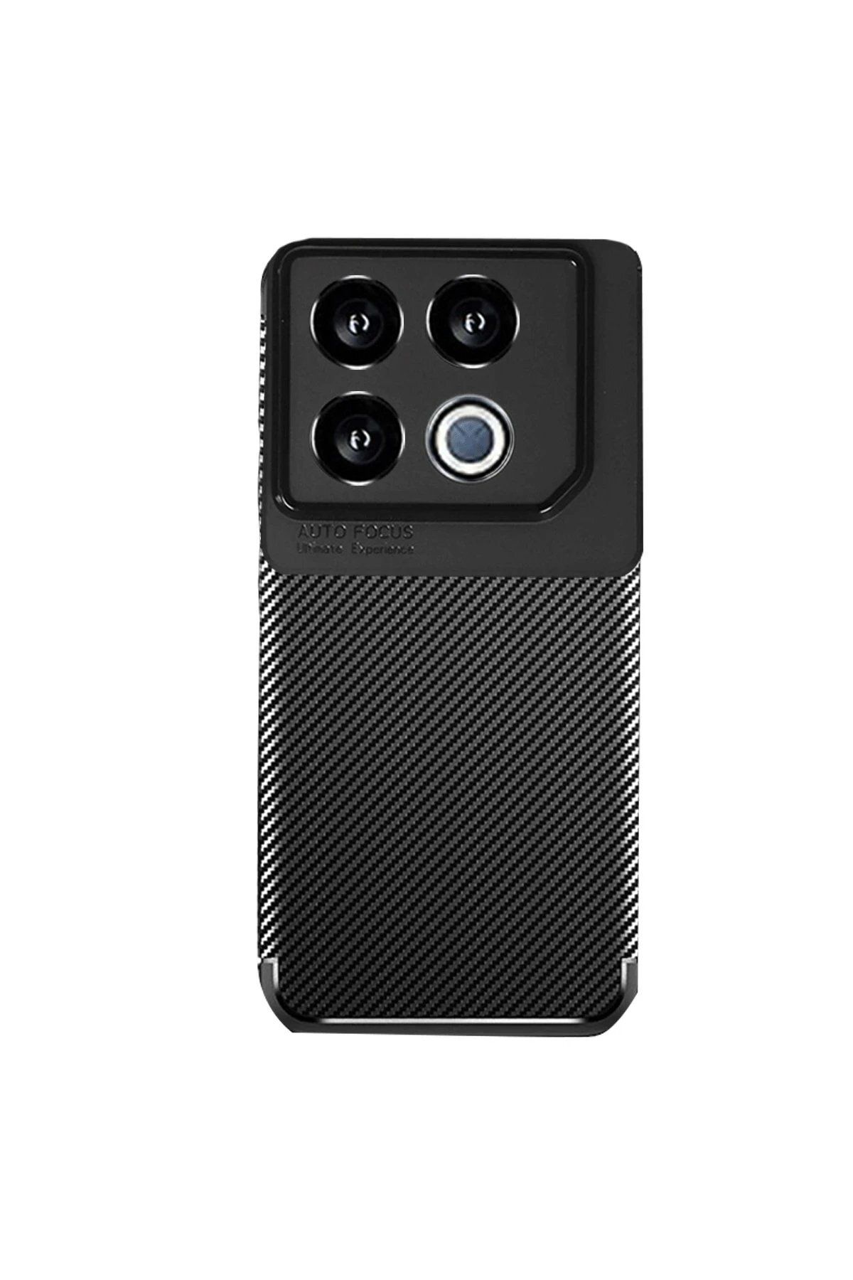CepteToptan Newface İnfinix GT 20 Pro Kılıf Auto Focus Karbon Kapak - Siyah