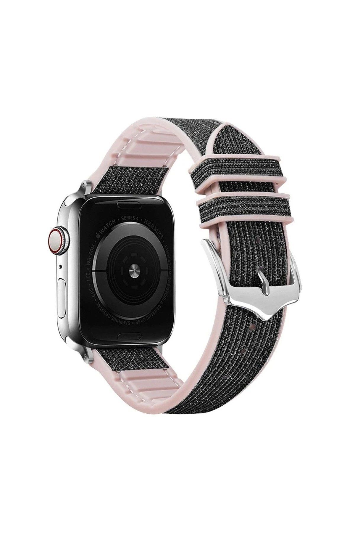 CepteToptan Movenchy Watch 38mm Uyumlu Blink Kordon - Siyah