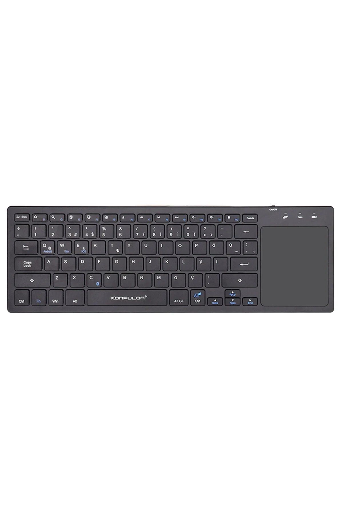 CepteToptan Konfulon V7 Bluetooth 5.0 Standlı Türkçe Q Klavye