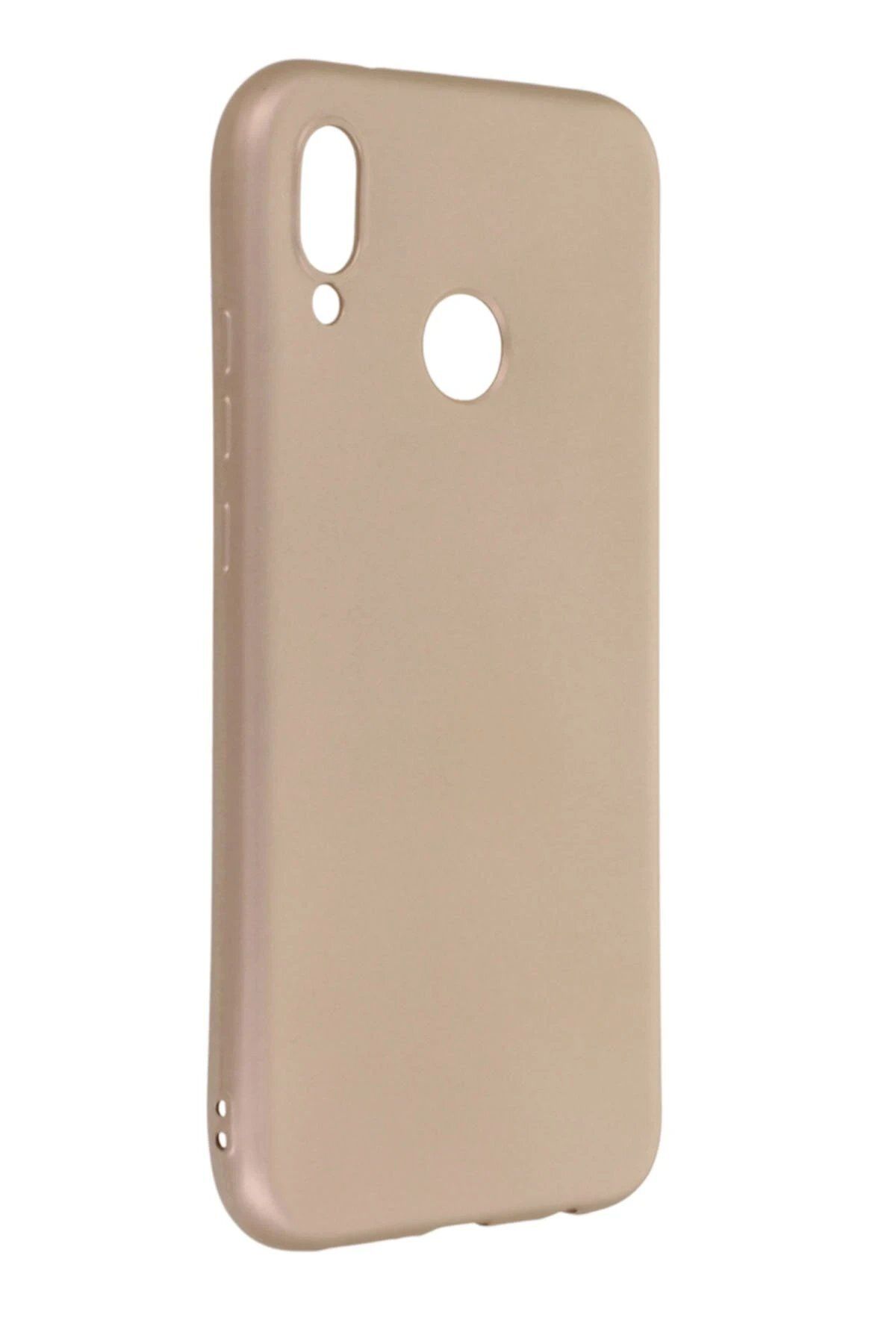 CepteToptan Newface Huawei P20 Lite Kılıf First Silikon - Gold