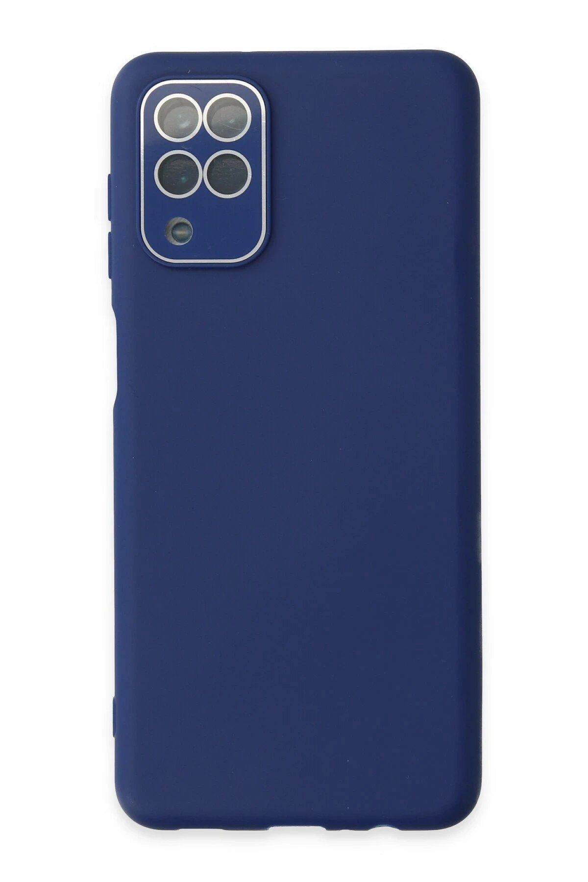 Toptan Bulurum Newface Samsung Galaxy A22 Kılıf Lansman Glass Kapak - Sky Blue