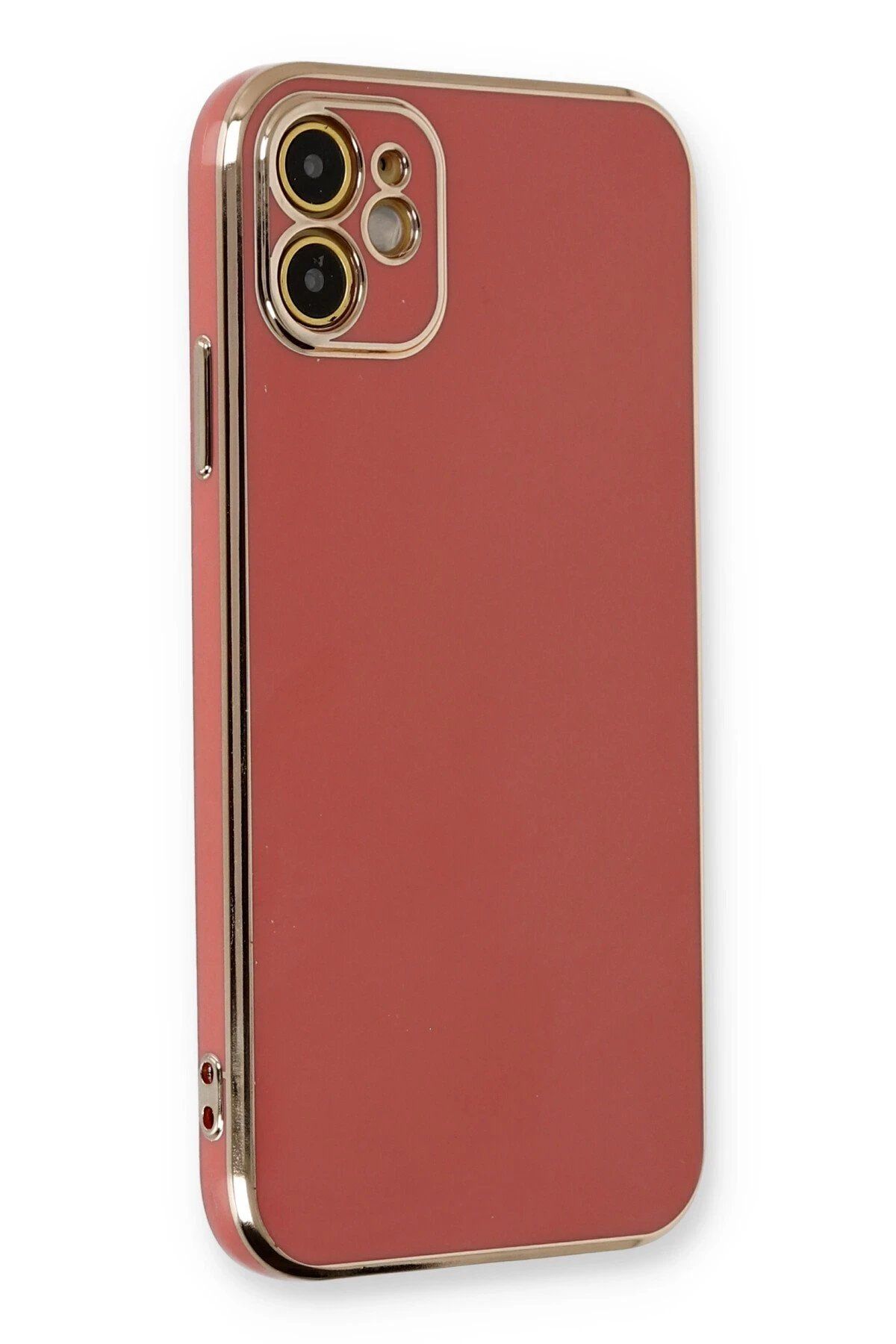 CepteToptan Newface iPhone 11 Kılıf Volet Silikon - Kırmızı