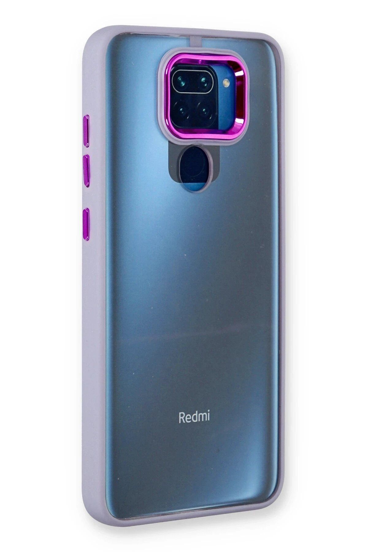 CepteToptan Newface Xiaomi Redmi Note 9 Kılıf Dora Kapak - Lila