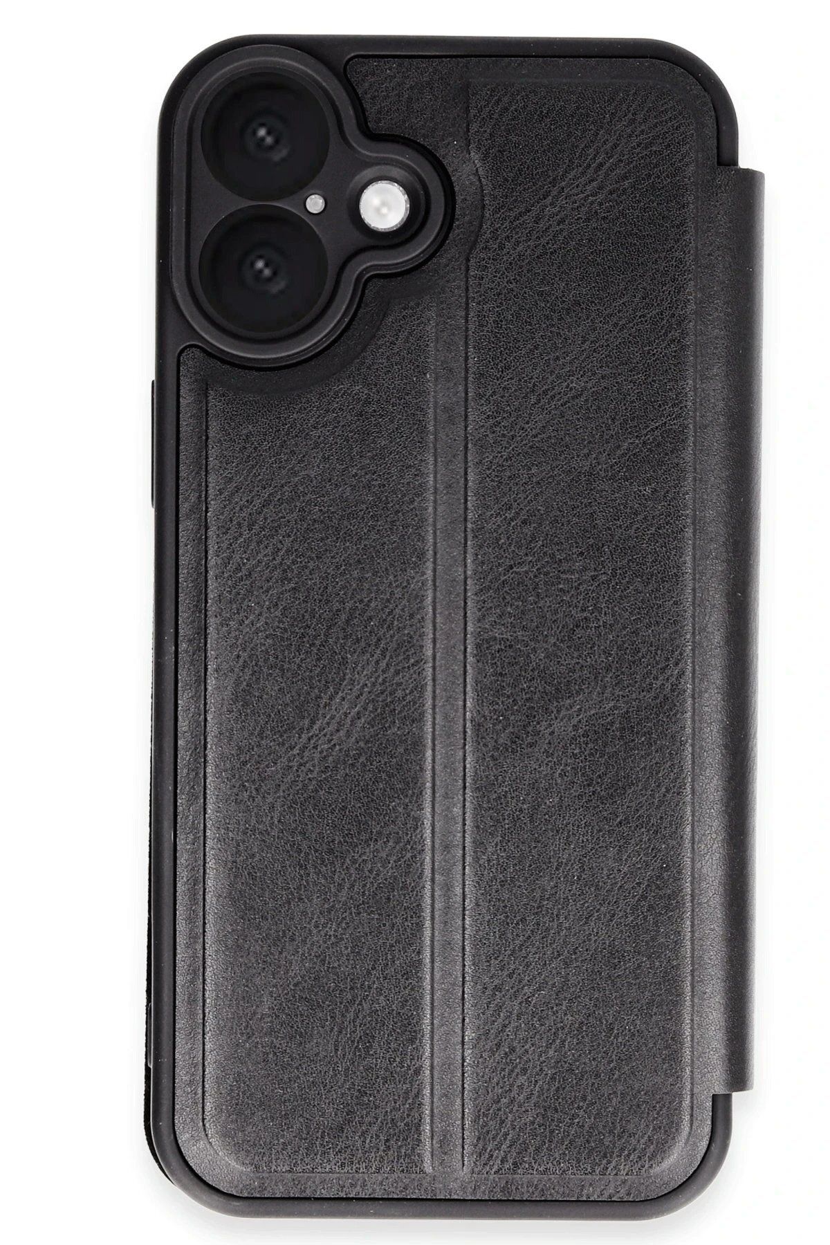 CepteToptan Newface iPhone 16 Plus Kılıf Flip Cover - Siyah