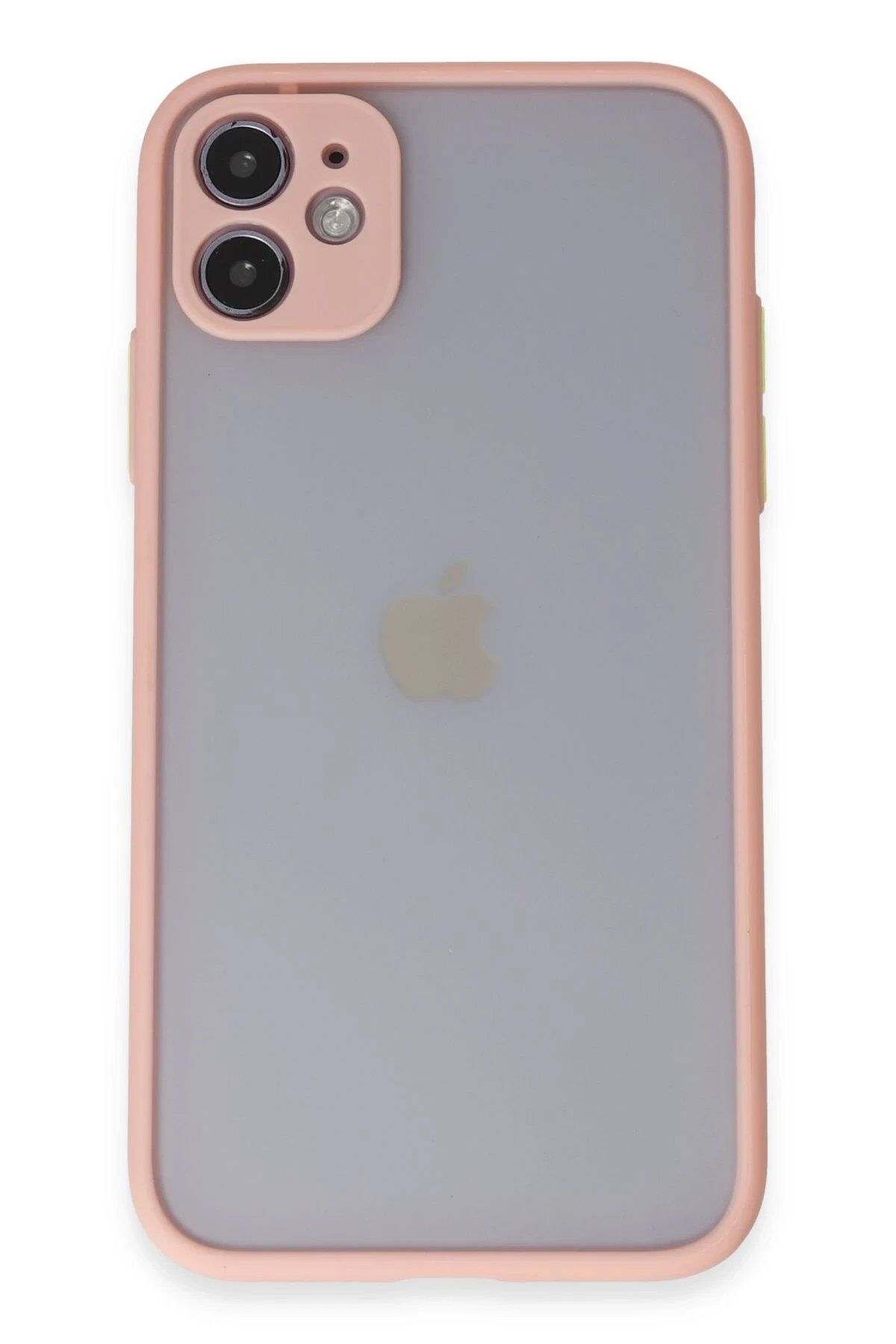 CepteToptan Newface iPhone 11 Kılıf Montreal Silikon Kapak - Pembe