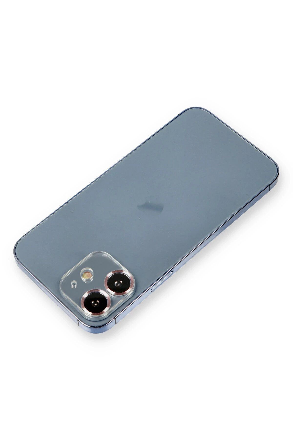 CepteToptan Newface iPhone 12 Mini Metal Kamera Lens Koruma Cam - Mor