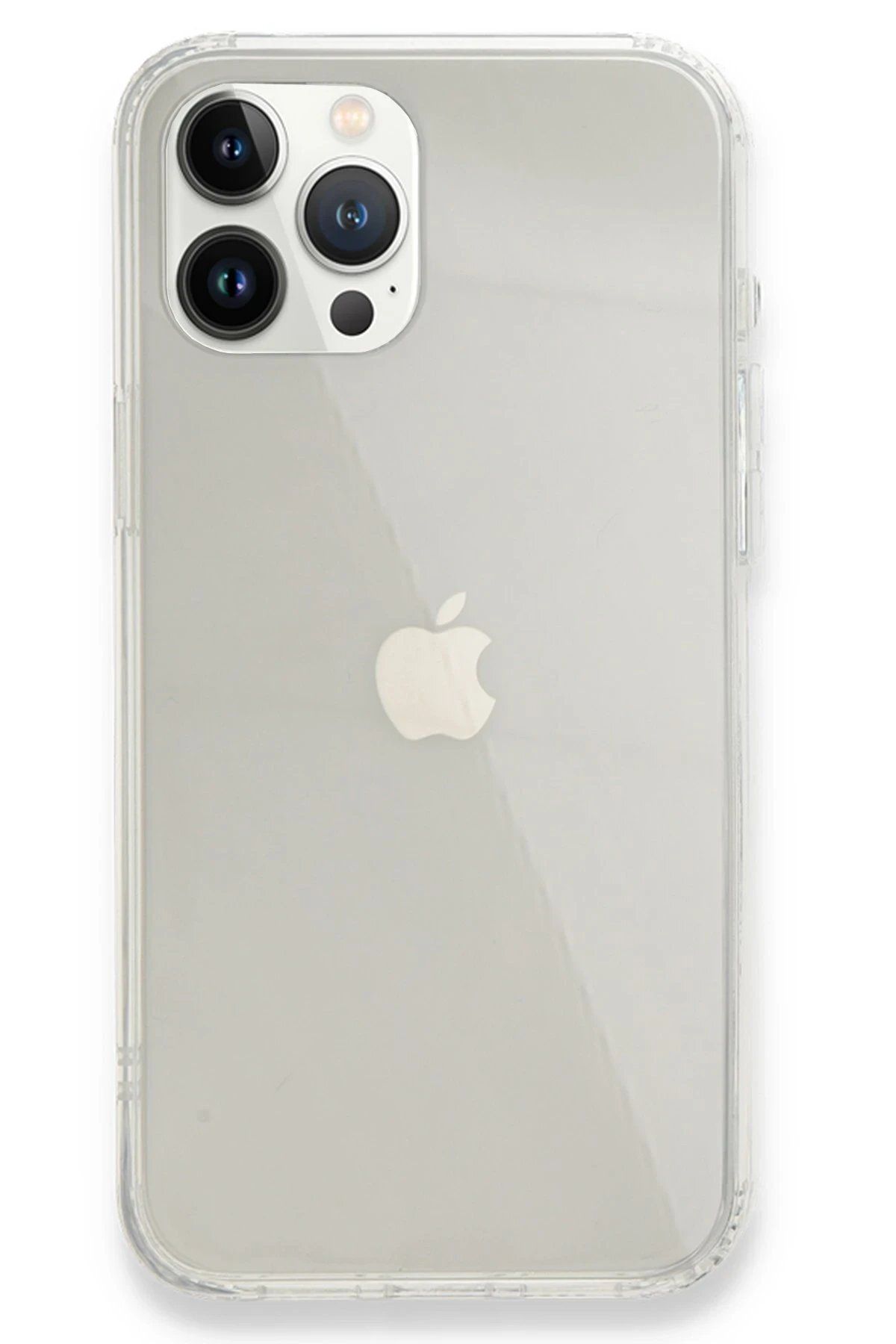 CepteToptan Newface iPhone 13 Pro Max Kılıf 3D Vera - Şeffaf