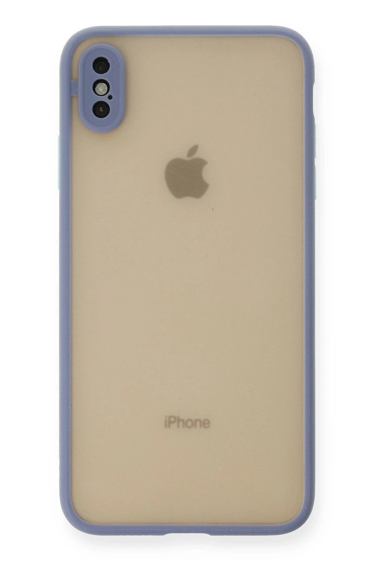 CepteToptan Newface iPhone XS Max Kılıf Montreal Silikon Kapak - Gri