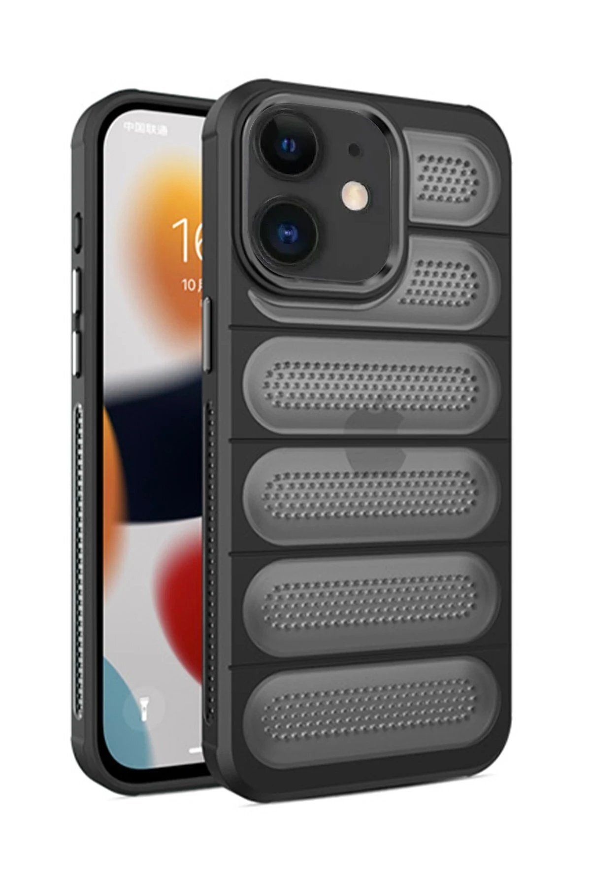 CepteToptan Newface iPhone 11 Kılıf Airmax Silikon Kapak - Siyah