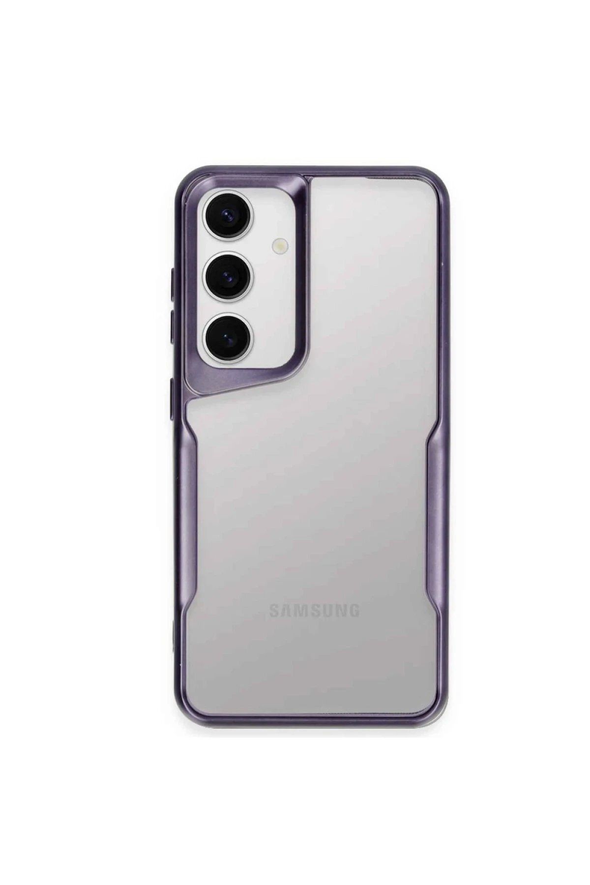 CepteToptan Newface Samsung Galaxy A15 4G Kılıf Boyi Silikon Kapak - Derin Mor
