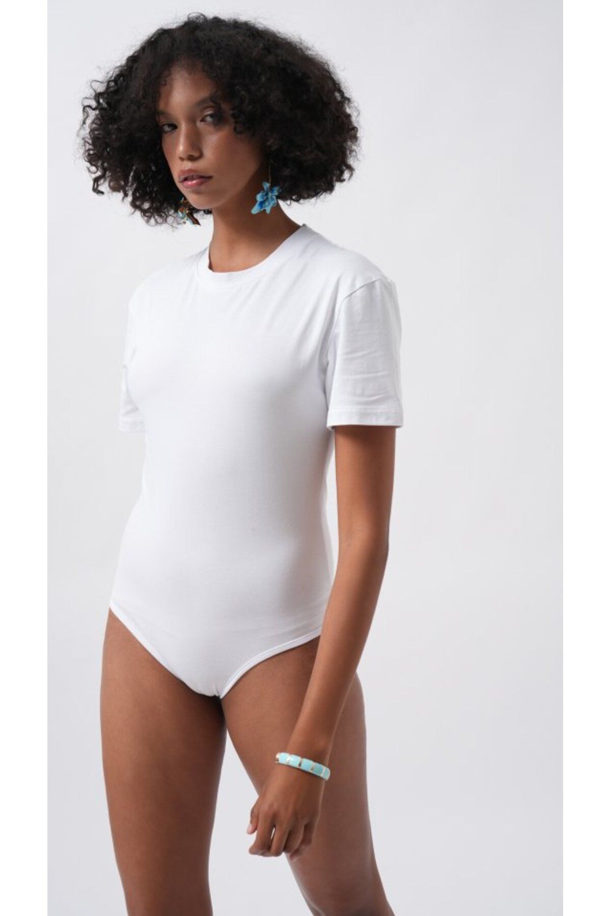 KAZAK T-Shirt Detay Bodysuit