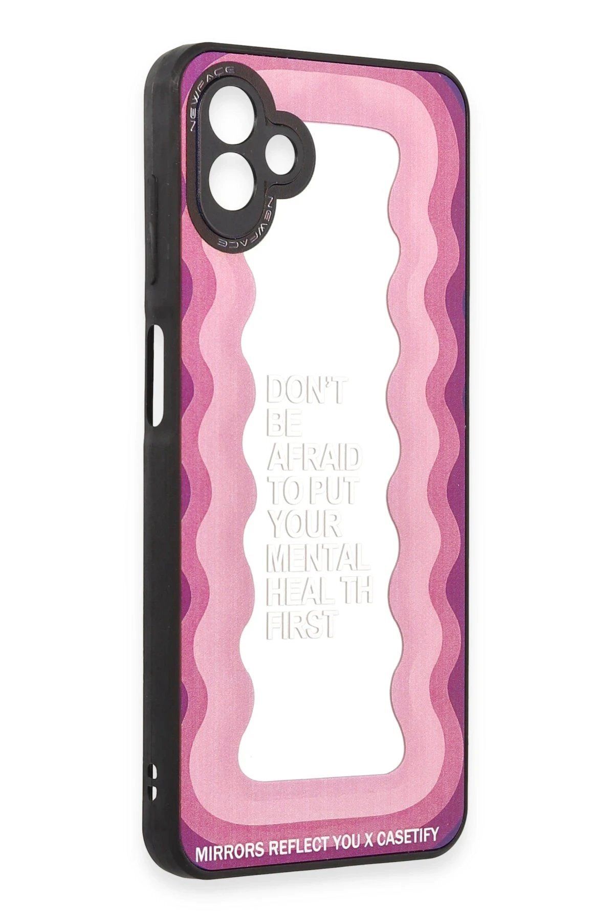 Toptan Bulurum Newface Samsung Galaxy A04 Kılıf Mirror Desenli Kapak - Mirror - 11