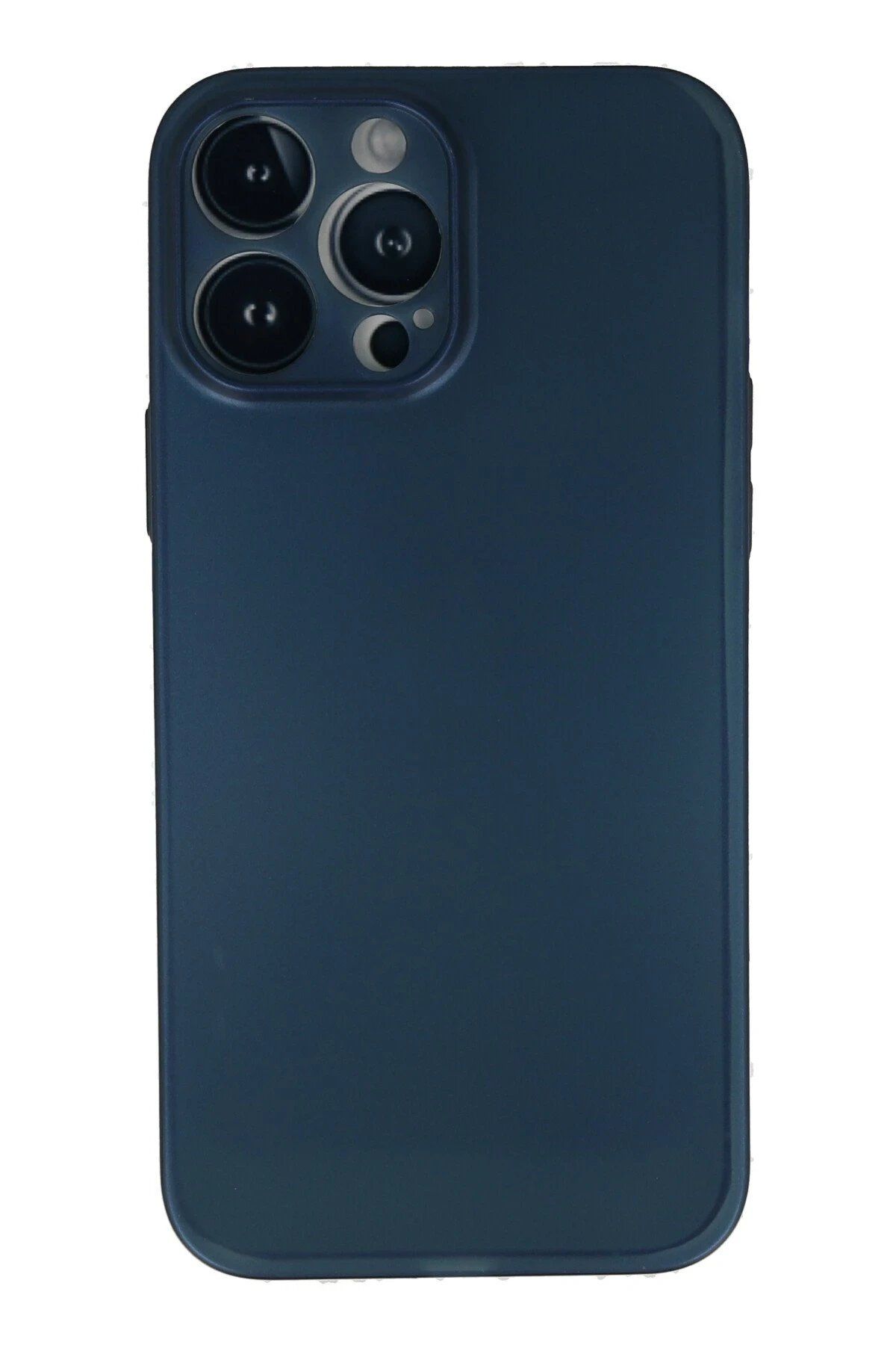 Balesso Newface Iphone 13 Pro Max Kılıf Pp Ultra İnce Kapak - Mavi