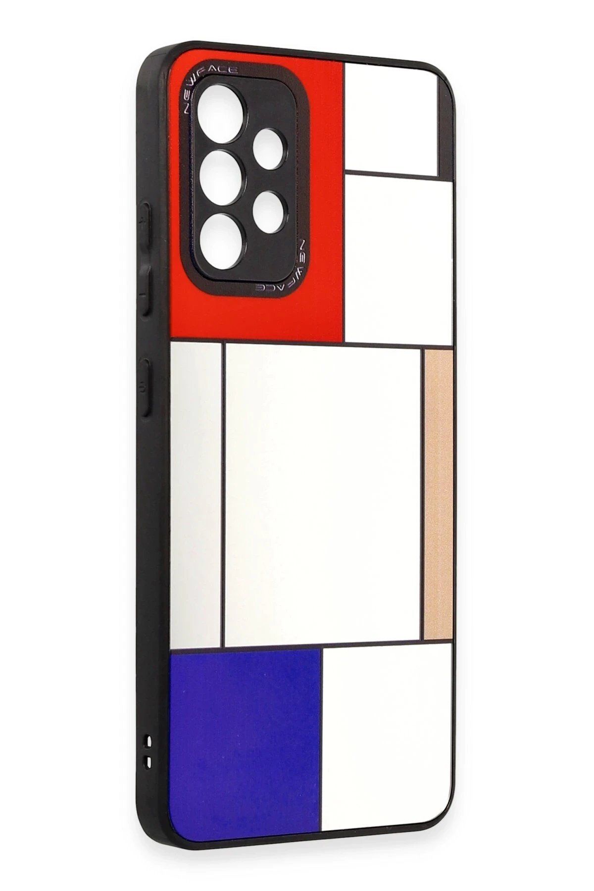 CepteToptan Newface Samsung Galaxy A52 Kılıf Mirror Desenli Kapak - Mirror - 9
